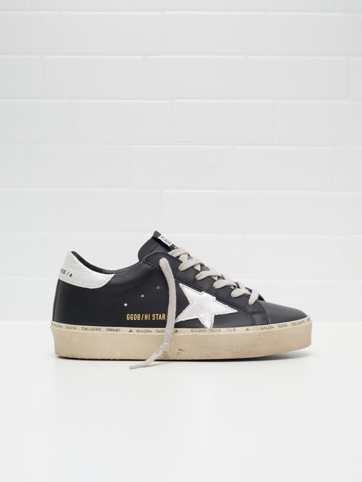 Golden goose hi star classic with black silver list MQ World