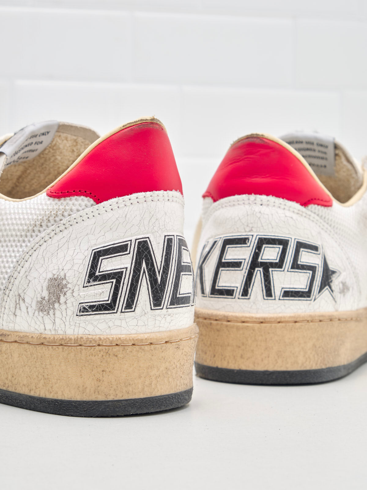 golden goose - Sneakers Ball Star Man white ice red teal