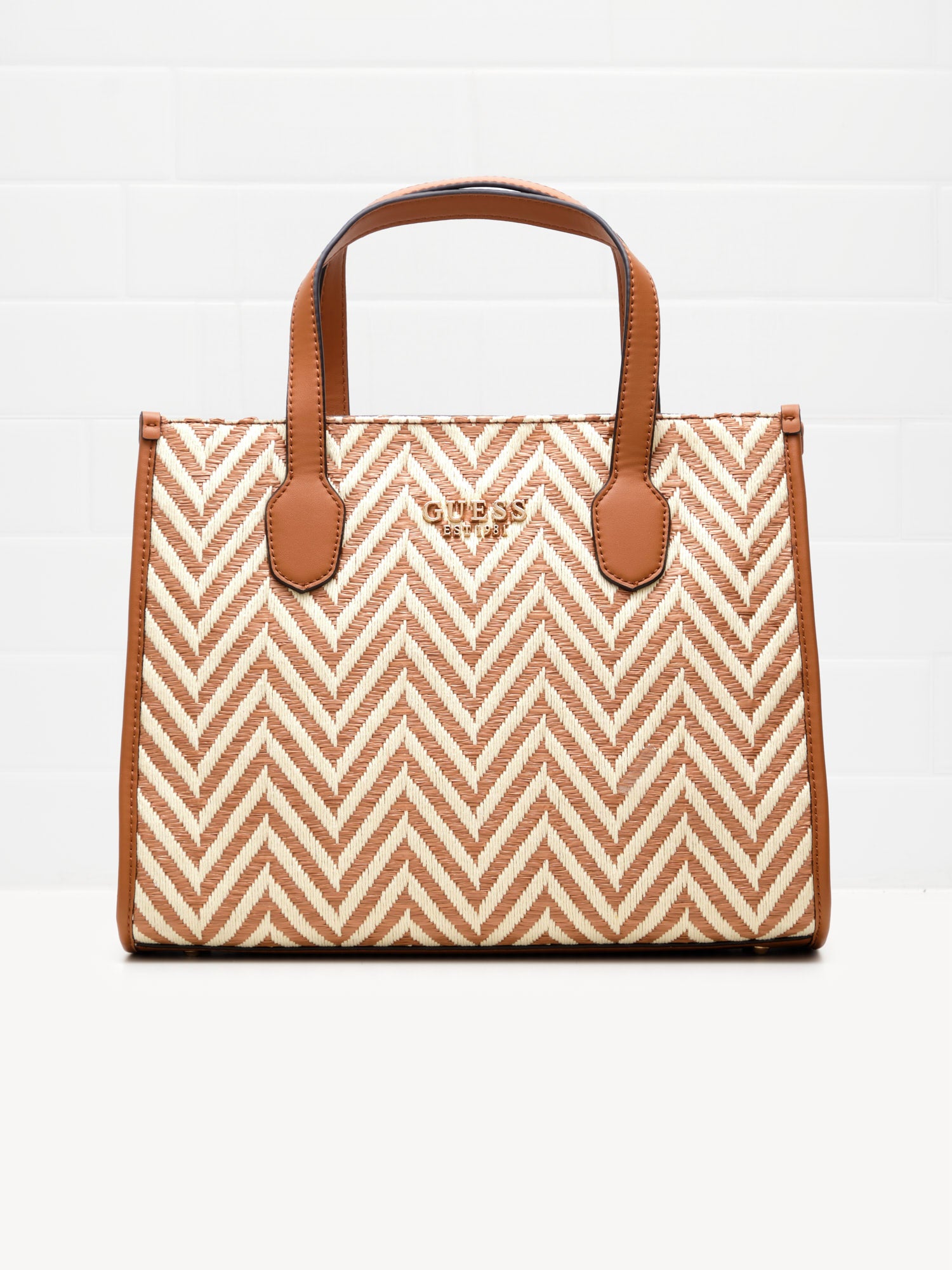 Guess - Borsa Silvana 2 Tote cognac marrone