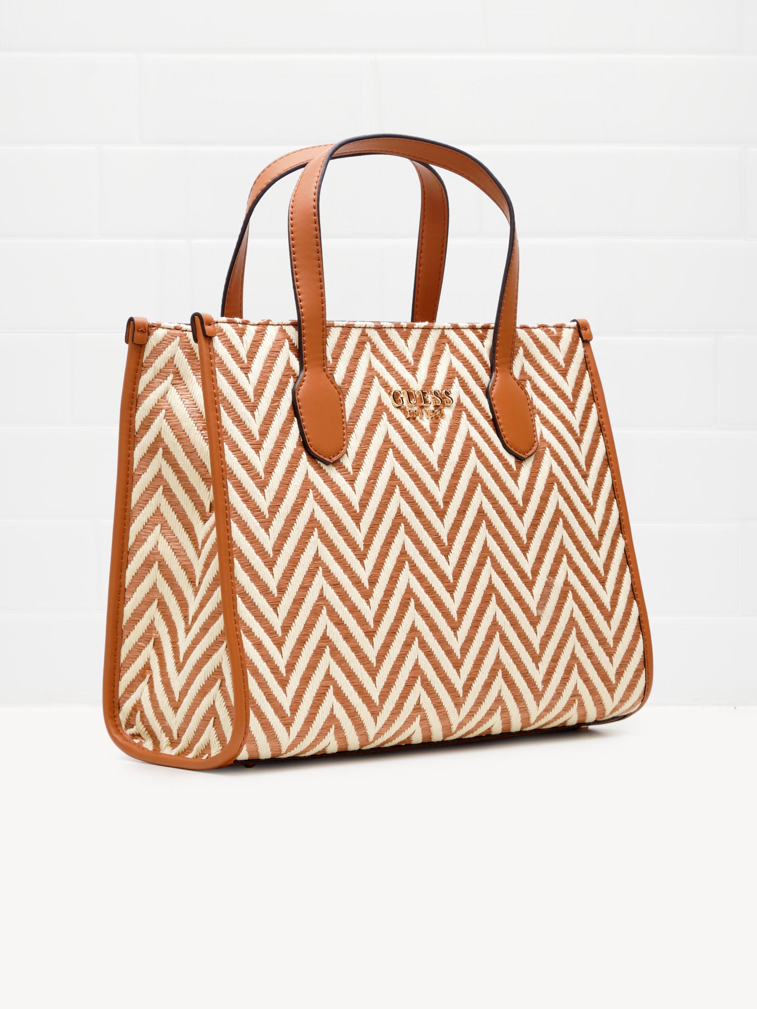 Guess - Borsa Silvana 2 Tote cognac marrone