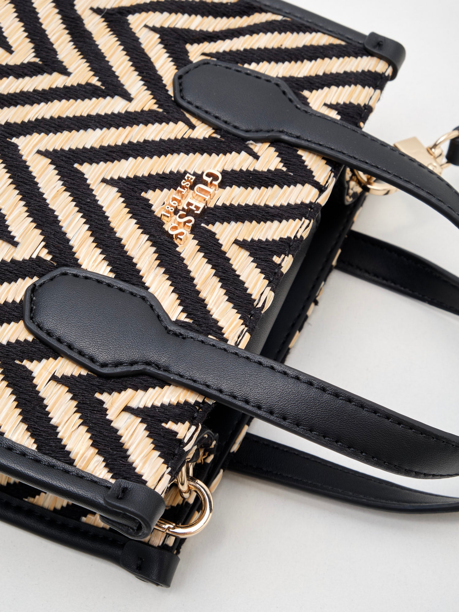 Guess - Borsa Silvana Mini 2 Compartment Tote black