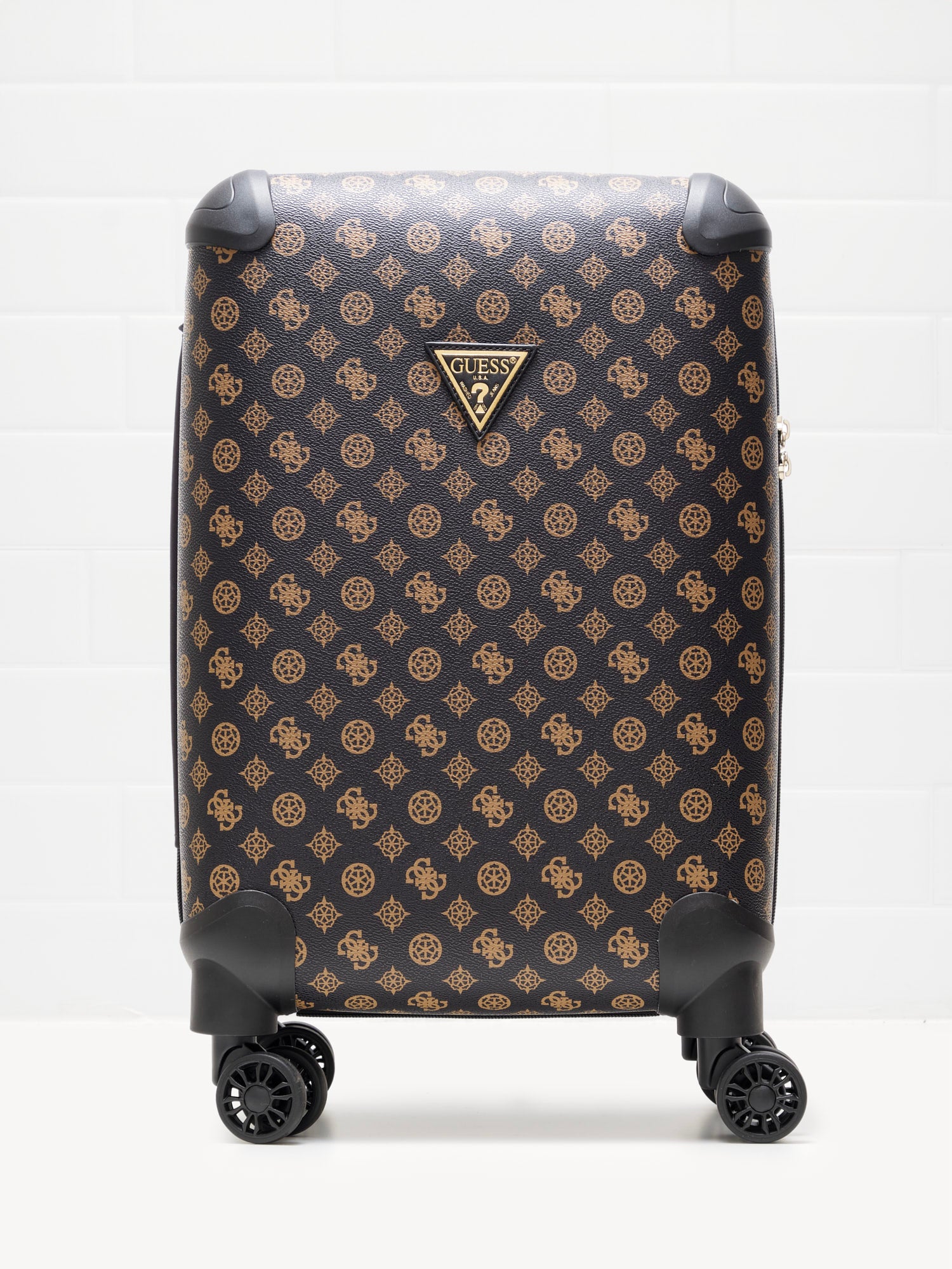 Guess - Trolley Wilder Travel brown logo