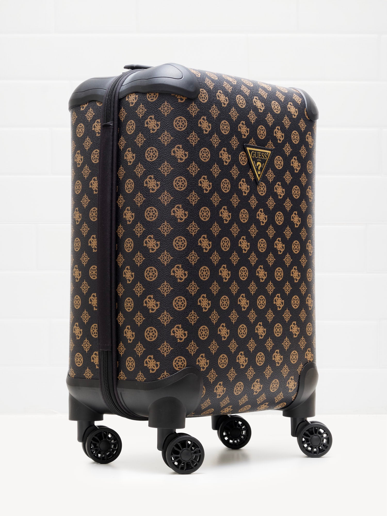 Guess - Trolley Wilder Travel brown logo