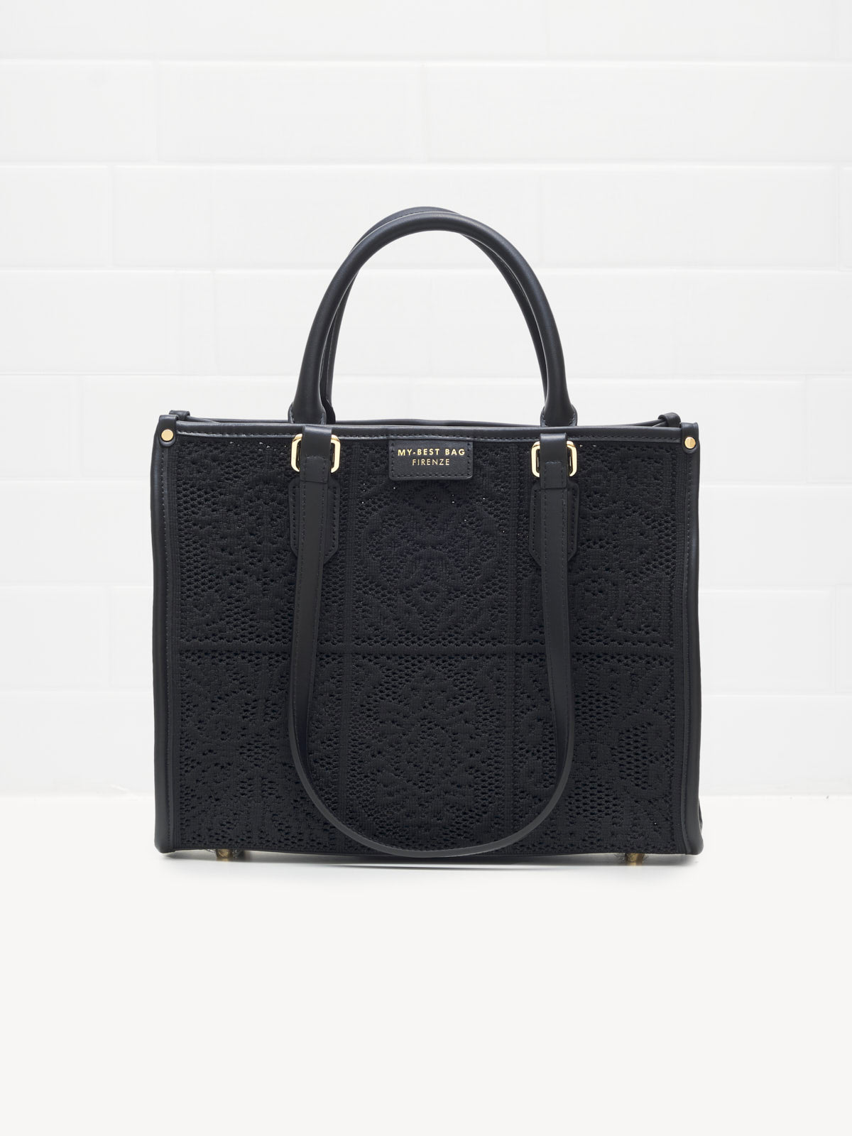 My Best Bag Firenze - Borsa Shopping Atena ossidiana 28cm