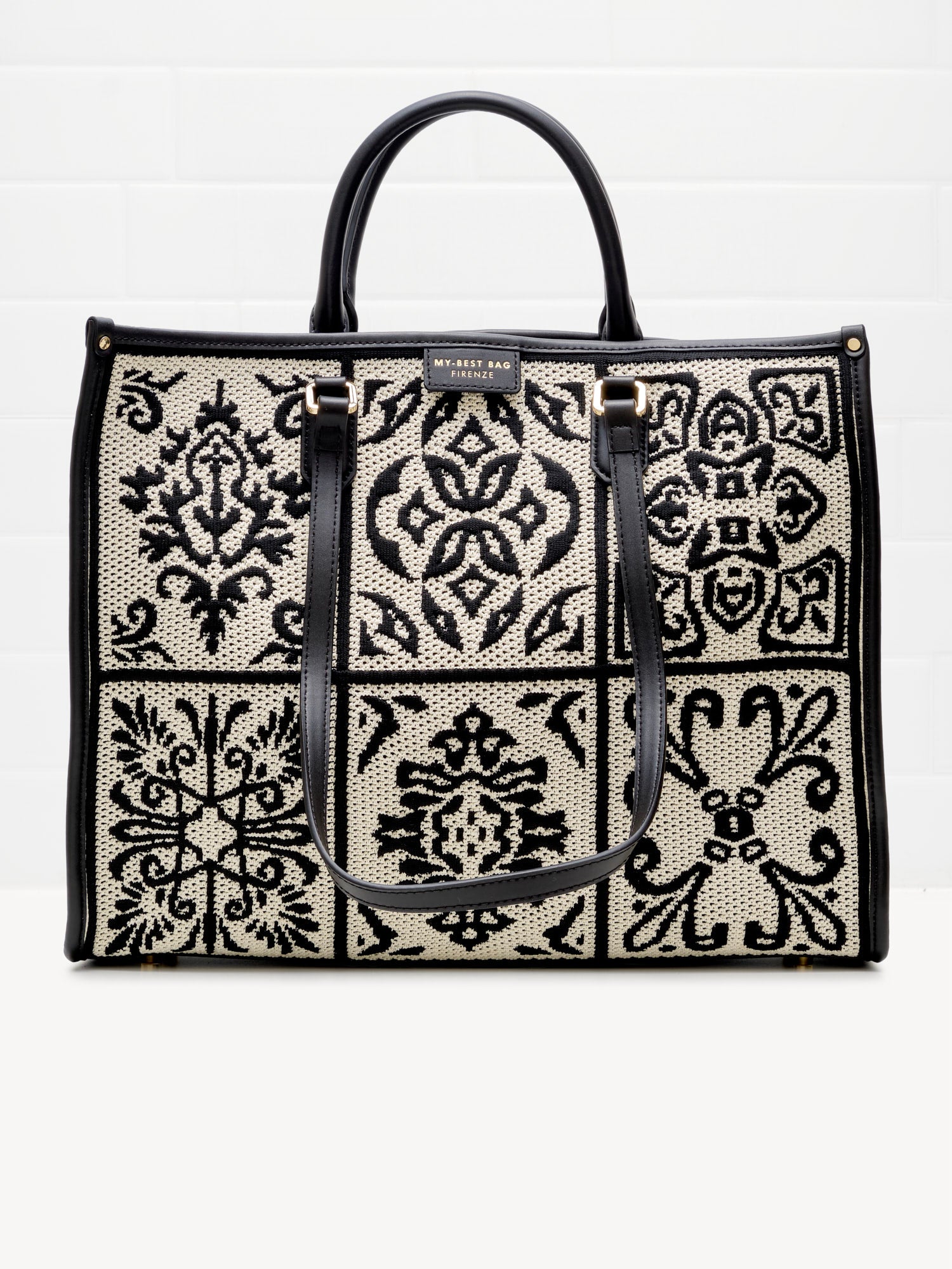 My Best Bag Firenze Shopping Lisbona nero 39cm