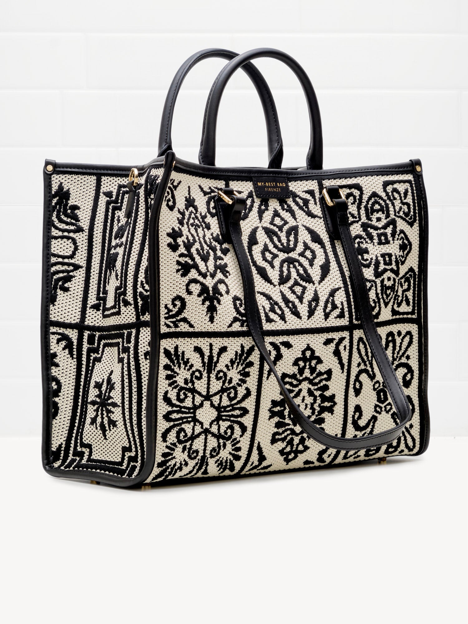 My Best Bag Firenze Shopping Lisbona nero 39cm