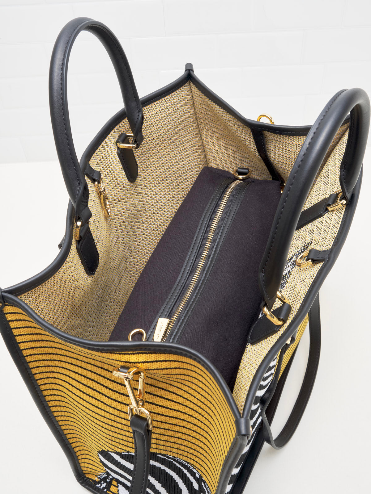 My Best Bag Firenze - Borsa Shopping Safari Zebra 39cm