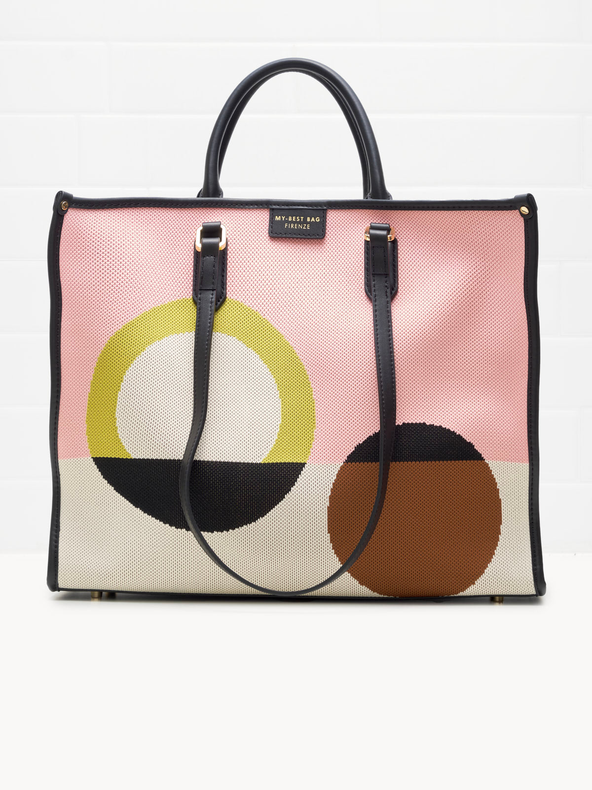 My Best Bag Firenze - Borsa Shopping Bauhaus nude 39cm