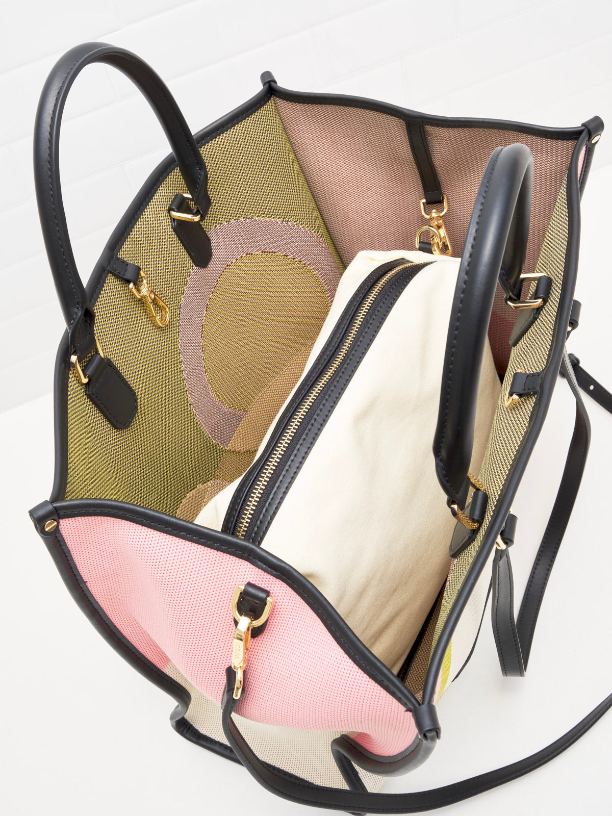 My Best Bag Firenze - Borsa Shopping Bauhaus nude 39cm