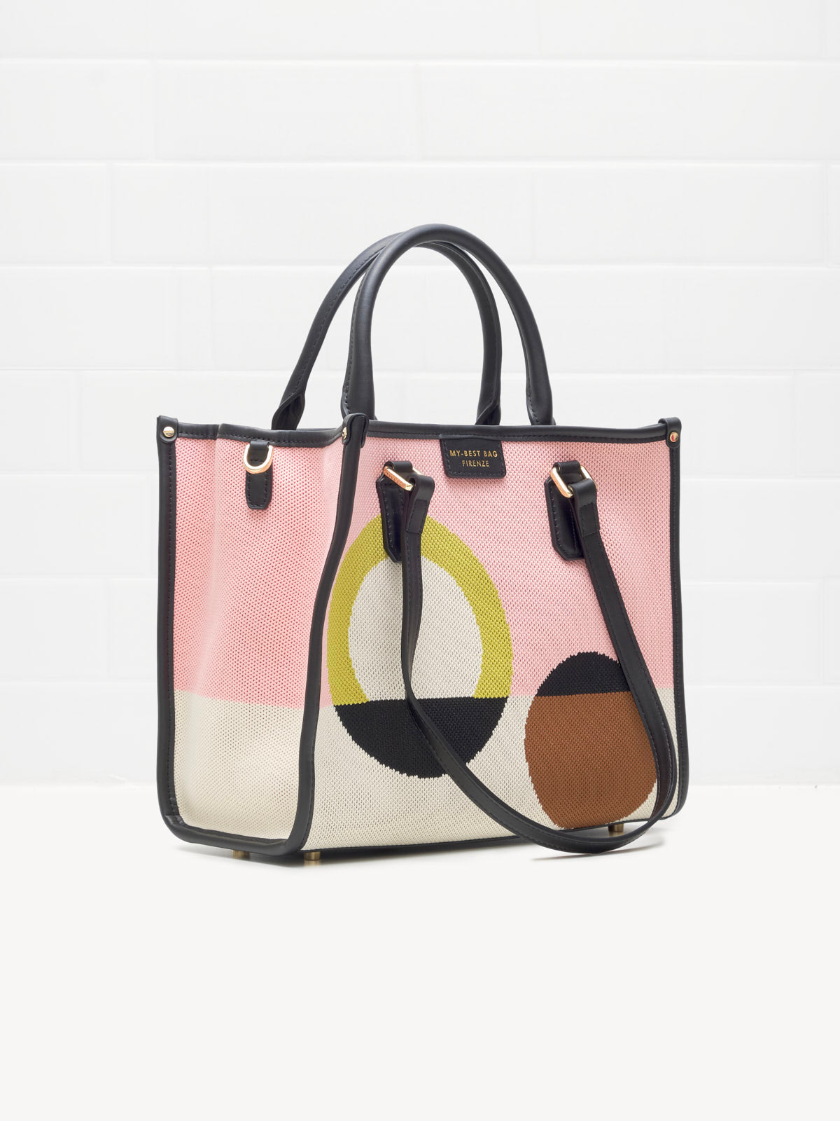 My Best Bag Firenze - Borsa Shopping Bauhaus nude 28cm