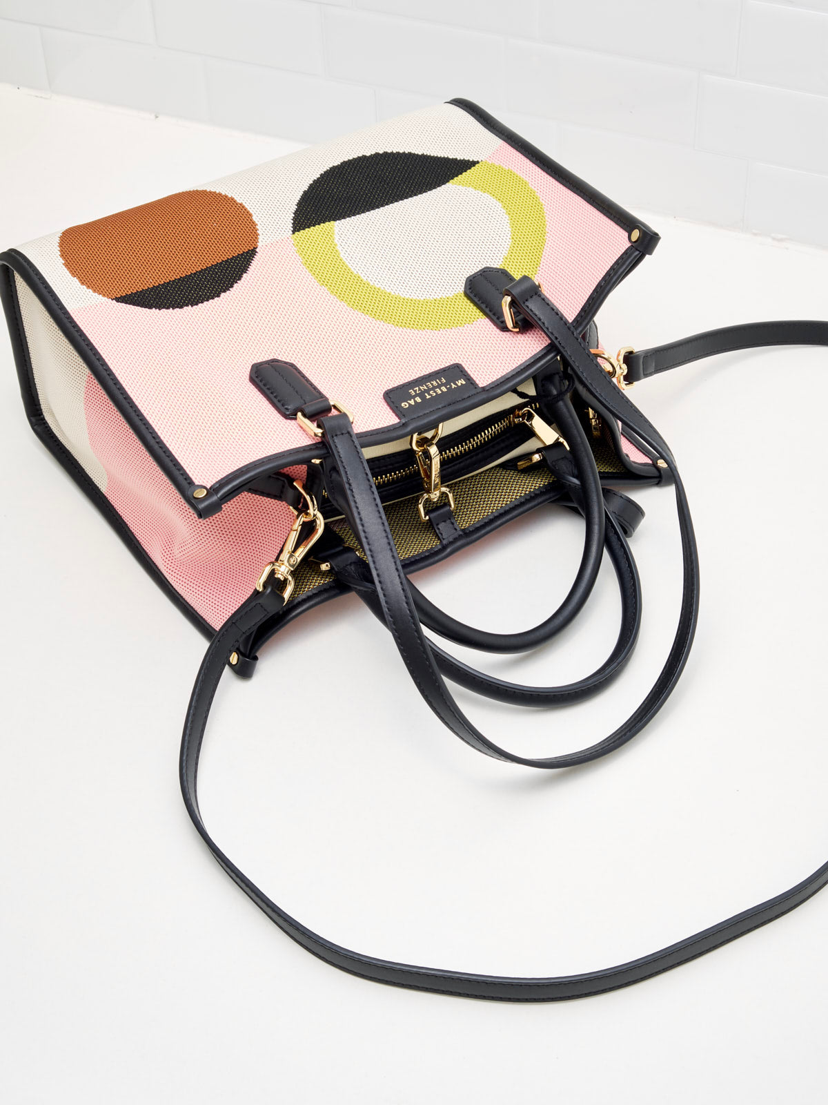 My Best Bag Firenze - Borsa Shopping Bauhaus nude 28cm