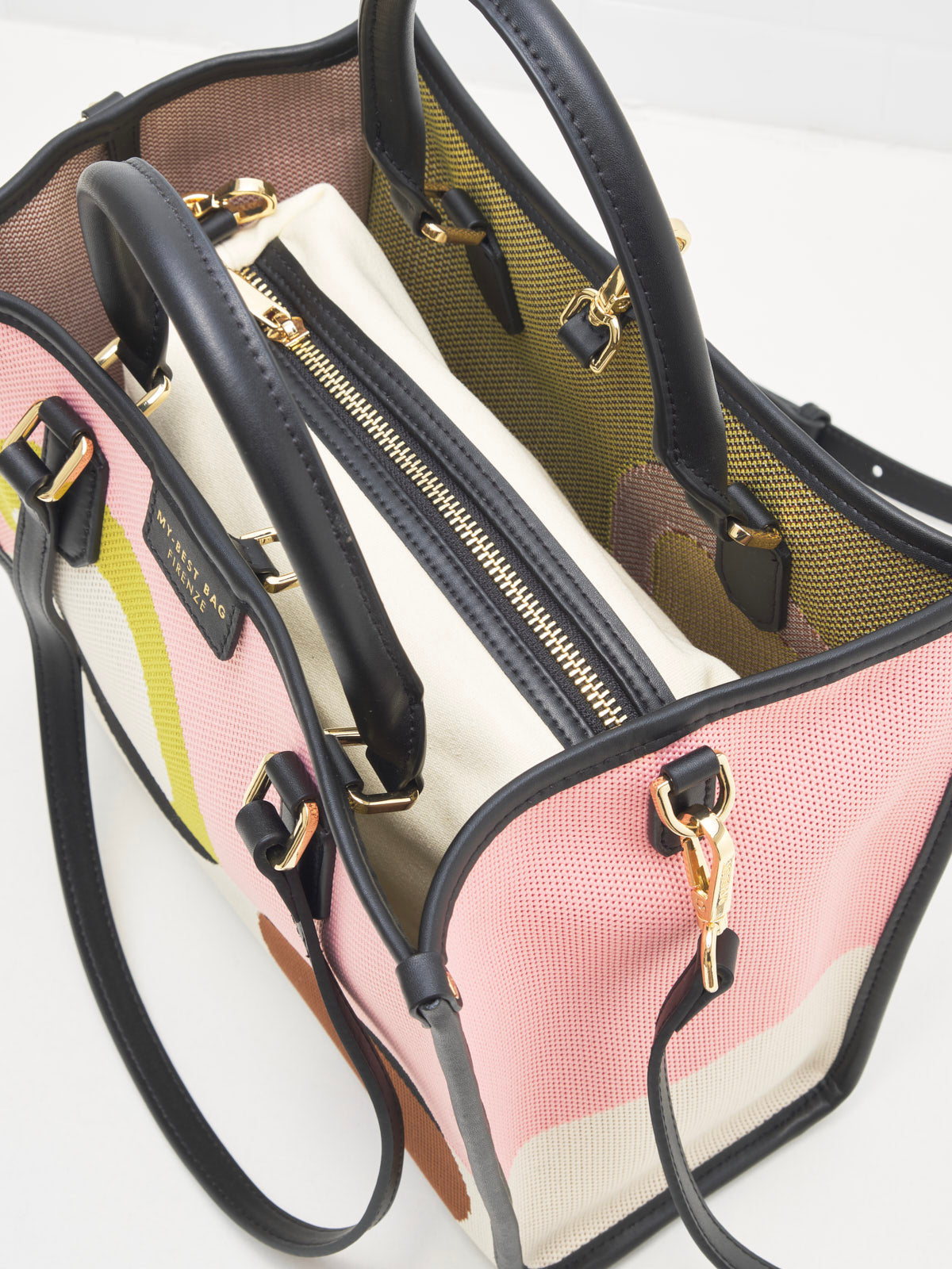My Best Bag Firenze - Borsa Shopping Bauhaus nude 28cm