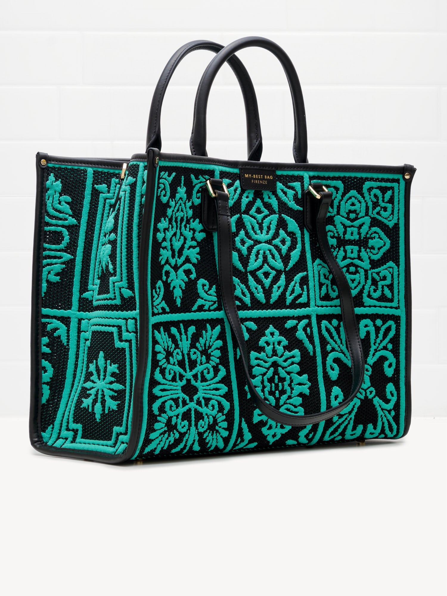 My Best Bag Firenze - Borsa Shopping Lisbona electric green 39cm