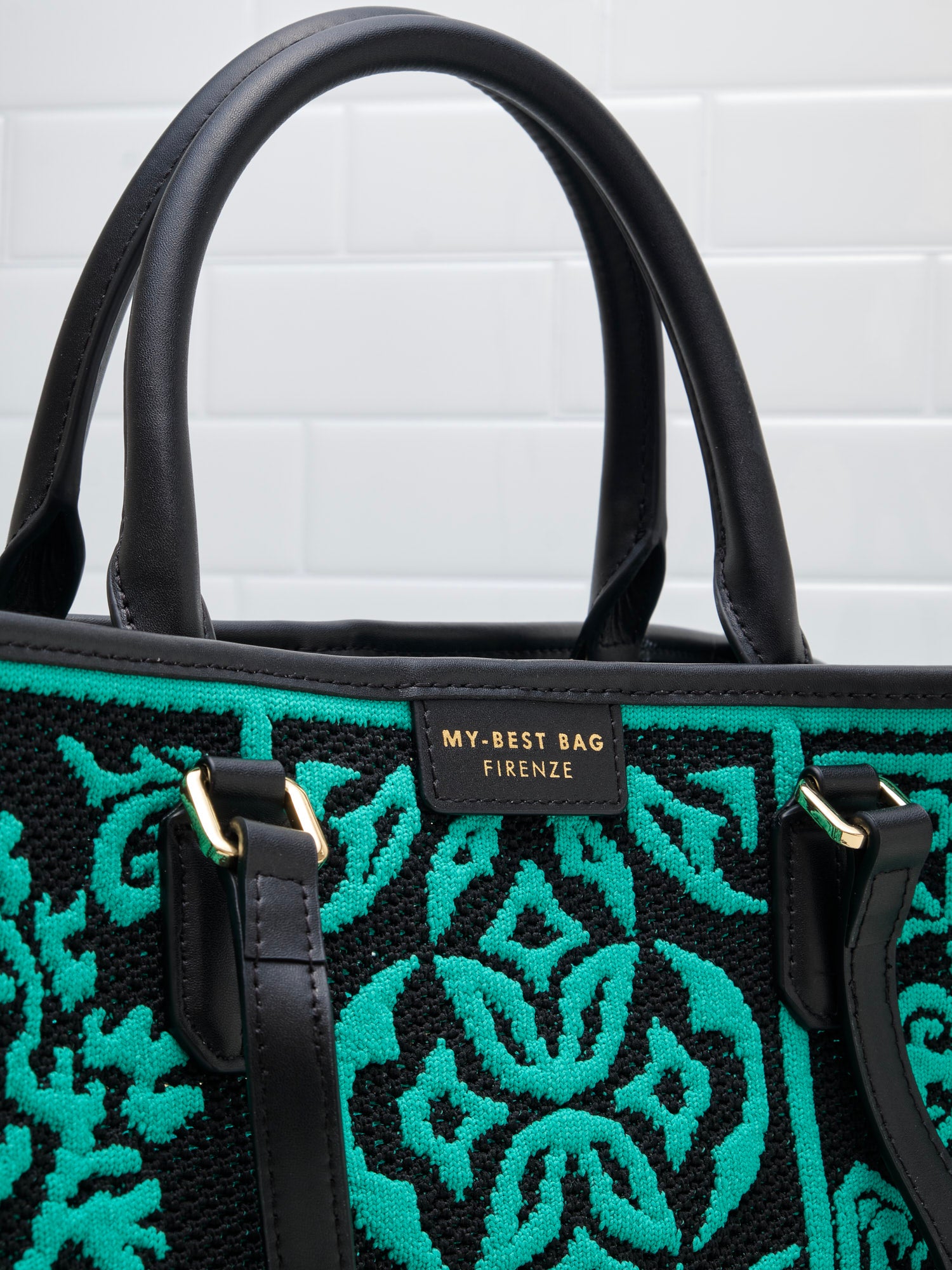 My Best Bag Firenze - Borsa Shopping Lisbona electric green 39cm