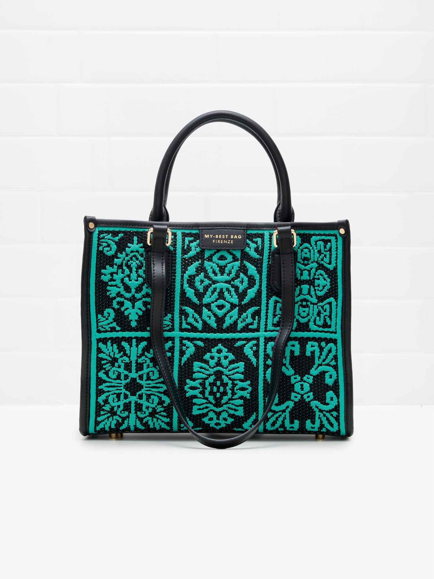 My Best Bag Firenze - Borsa Shopping Lisbona Electric Green 28cm