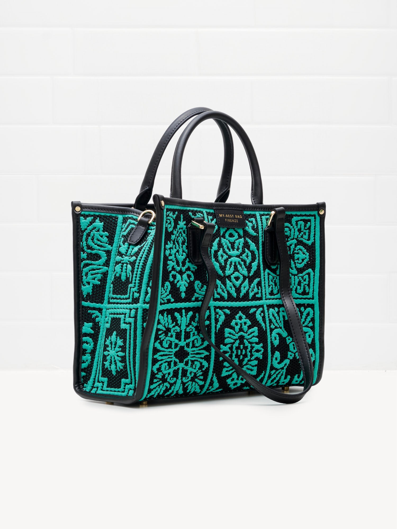 My Best Bag Firenze - Borsa Shopping Lisbona Electric Green 28cm