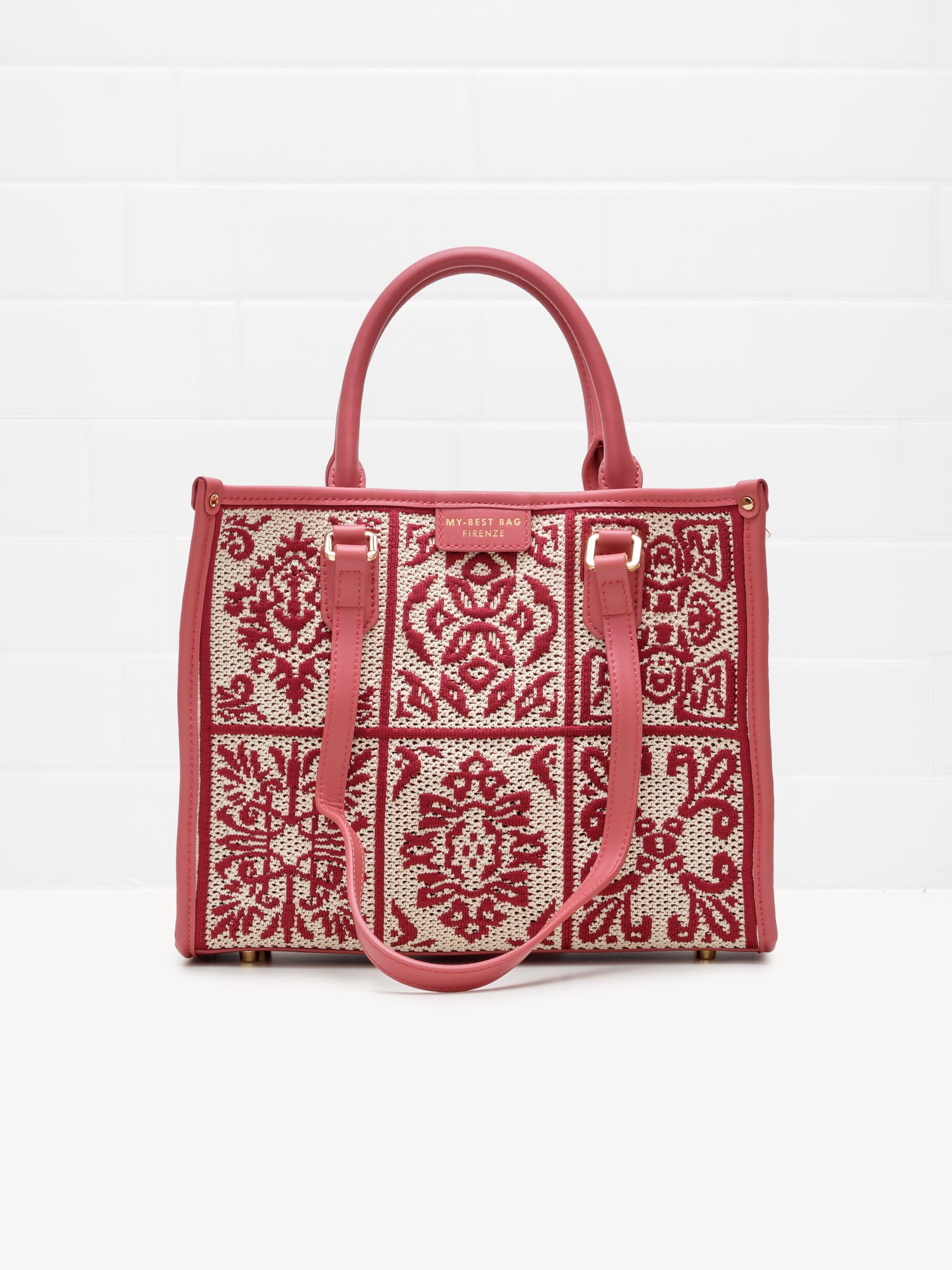 My Best Bag Firenze - Borsa Shopping Lisbona Mineral Red 28cm