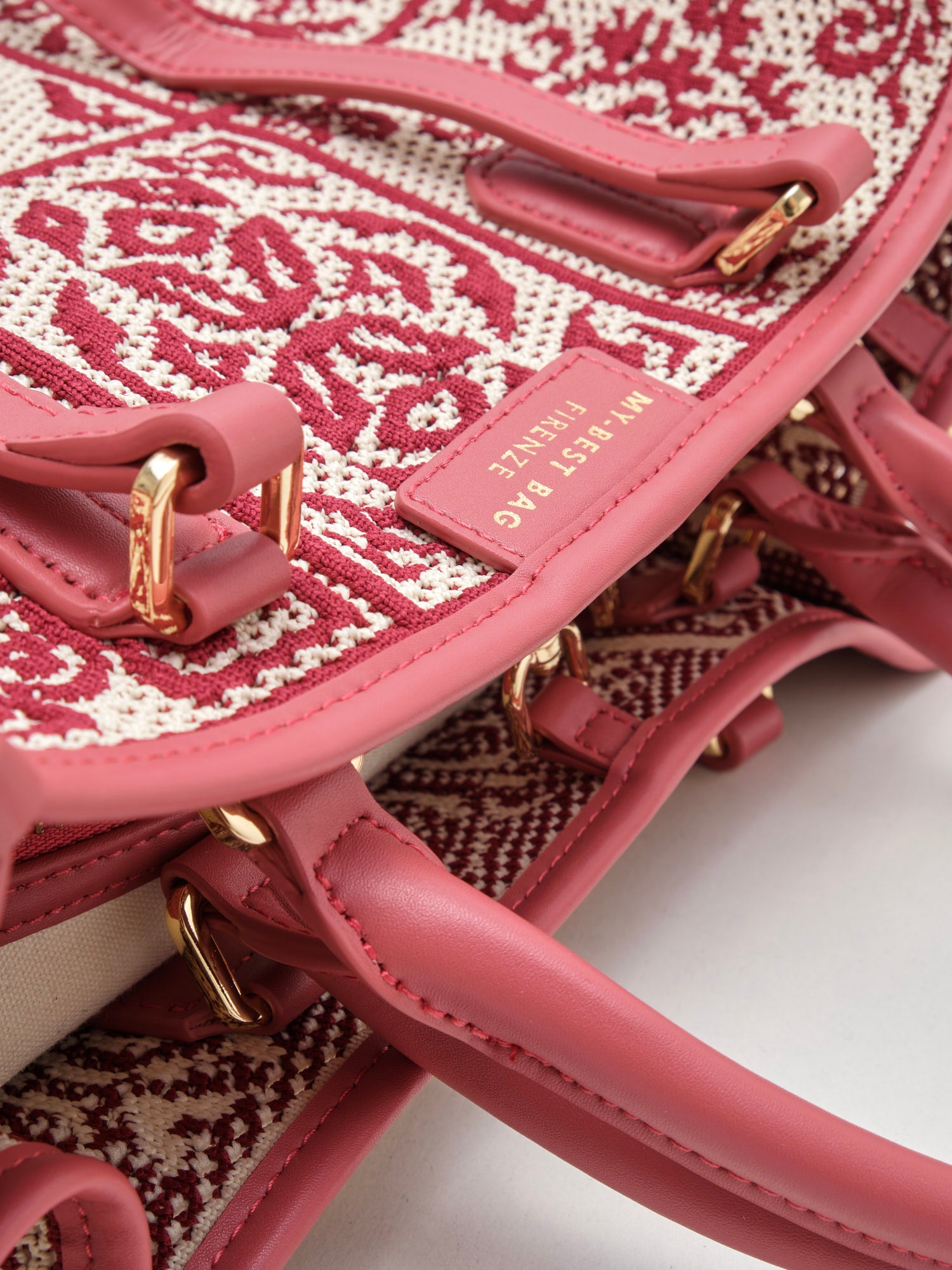 My Best Bag Firenze - Borsa Shopping Lisbona Mineral Red 28cm