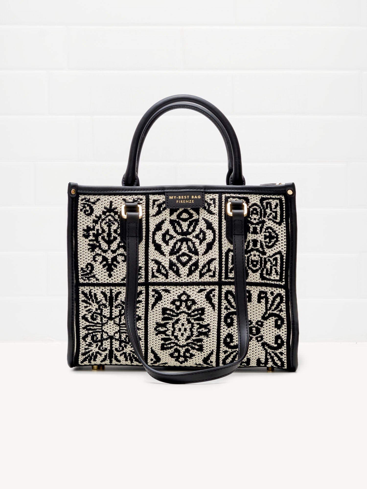 My Best Bag Firenze - Borsa Shopping Lisbona Nero 28cm