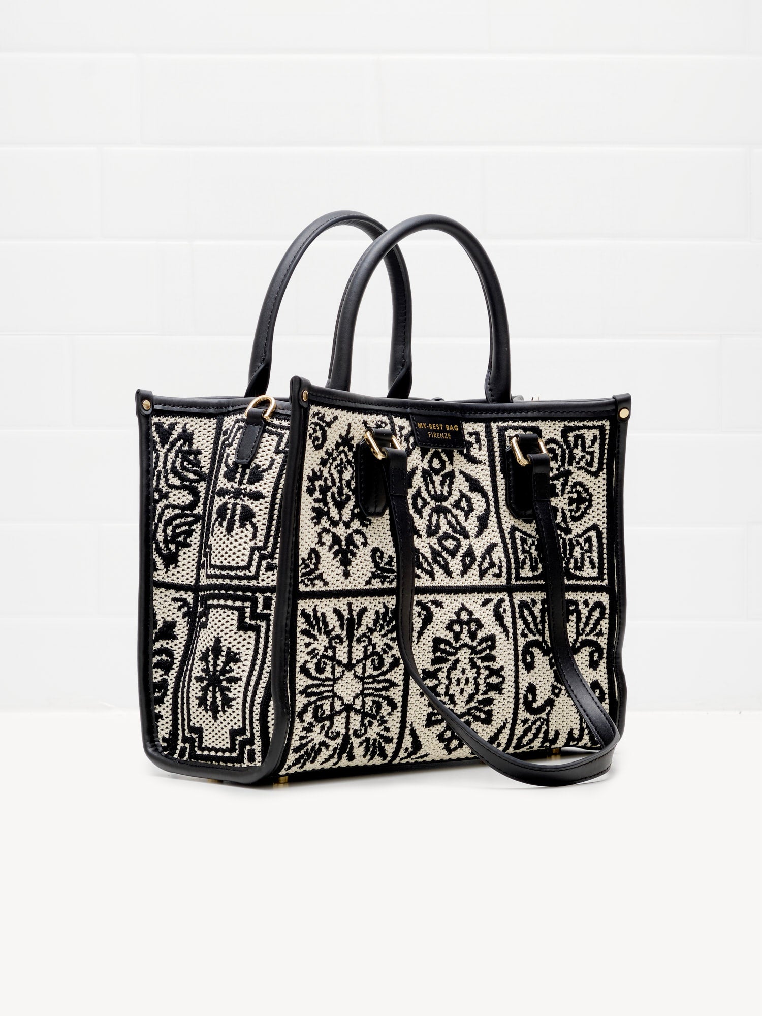 My Best Bag Firenze - Borsa Shopping Lisbona Nero 28cm