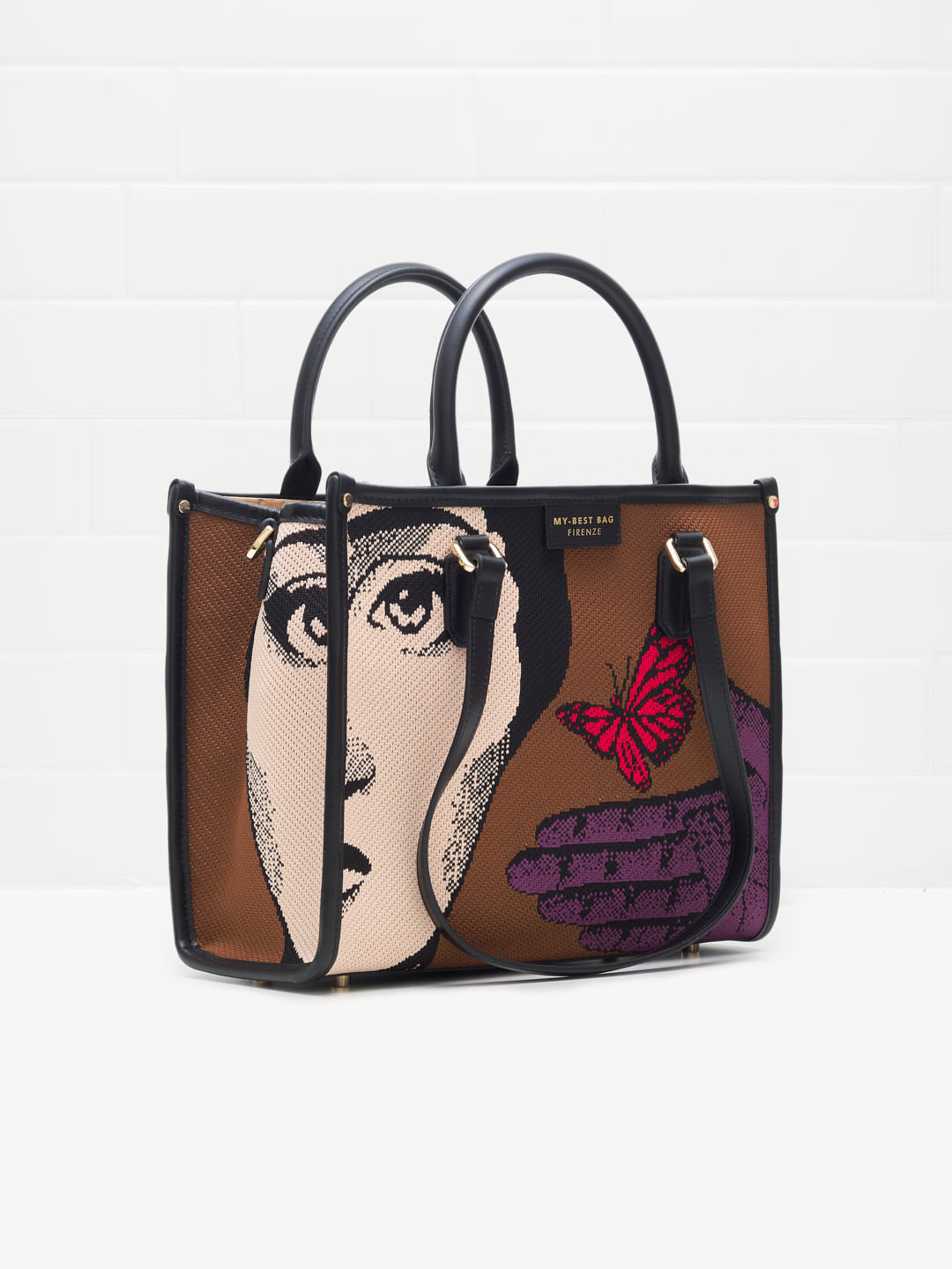 My Best Bag Firenze - Borsa Shopping Atena Butterfly 28cm