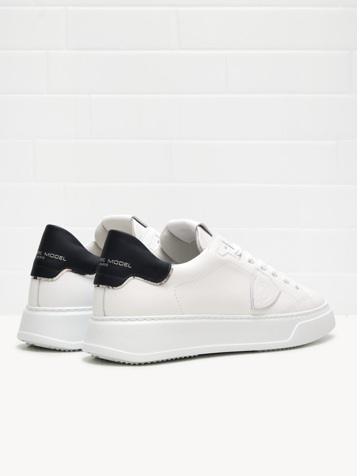 philippe model - Sneakers Temple Low Man white black