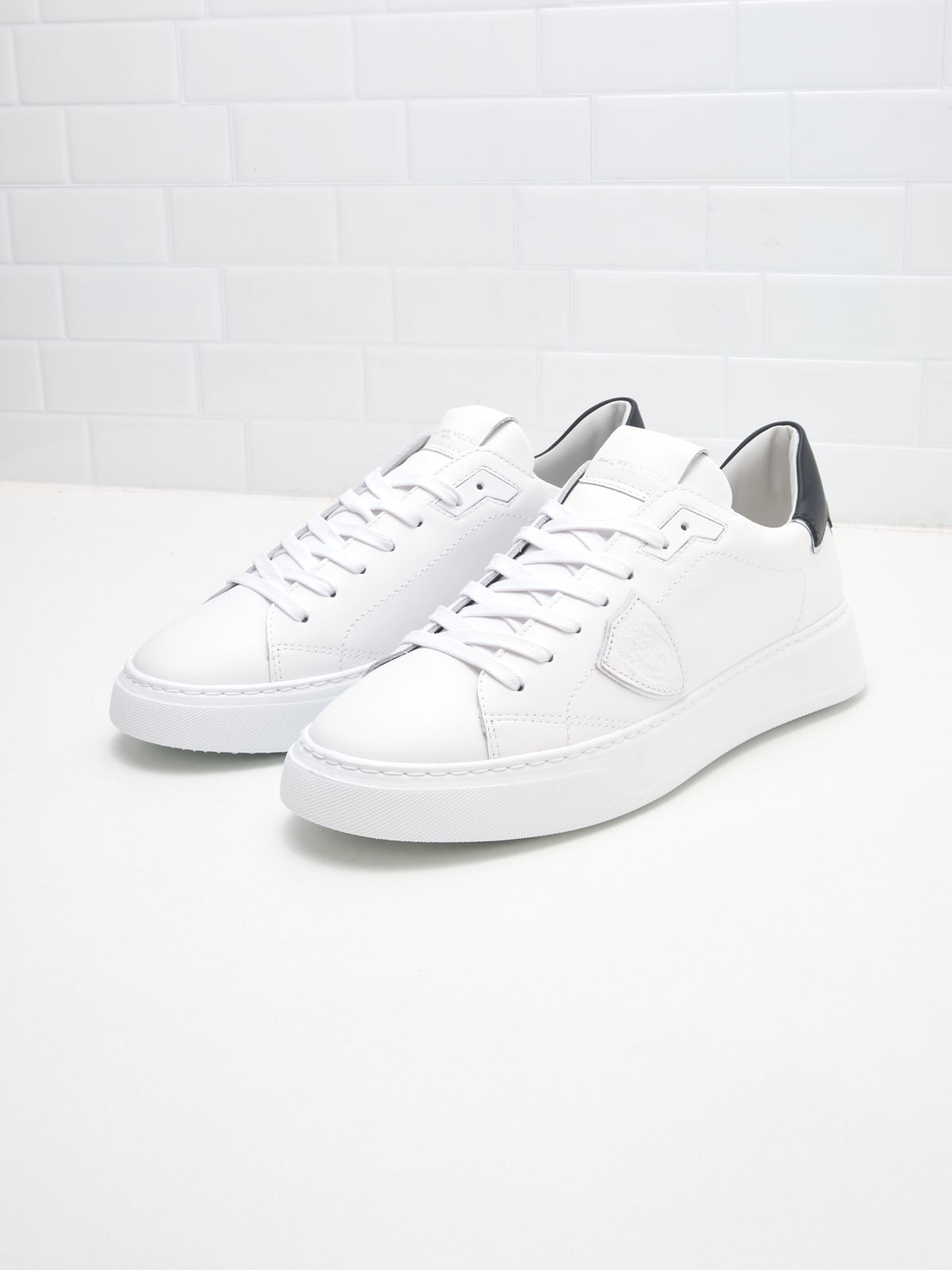 philippe model - Sneakers Temple Low Man white black