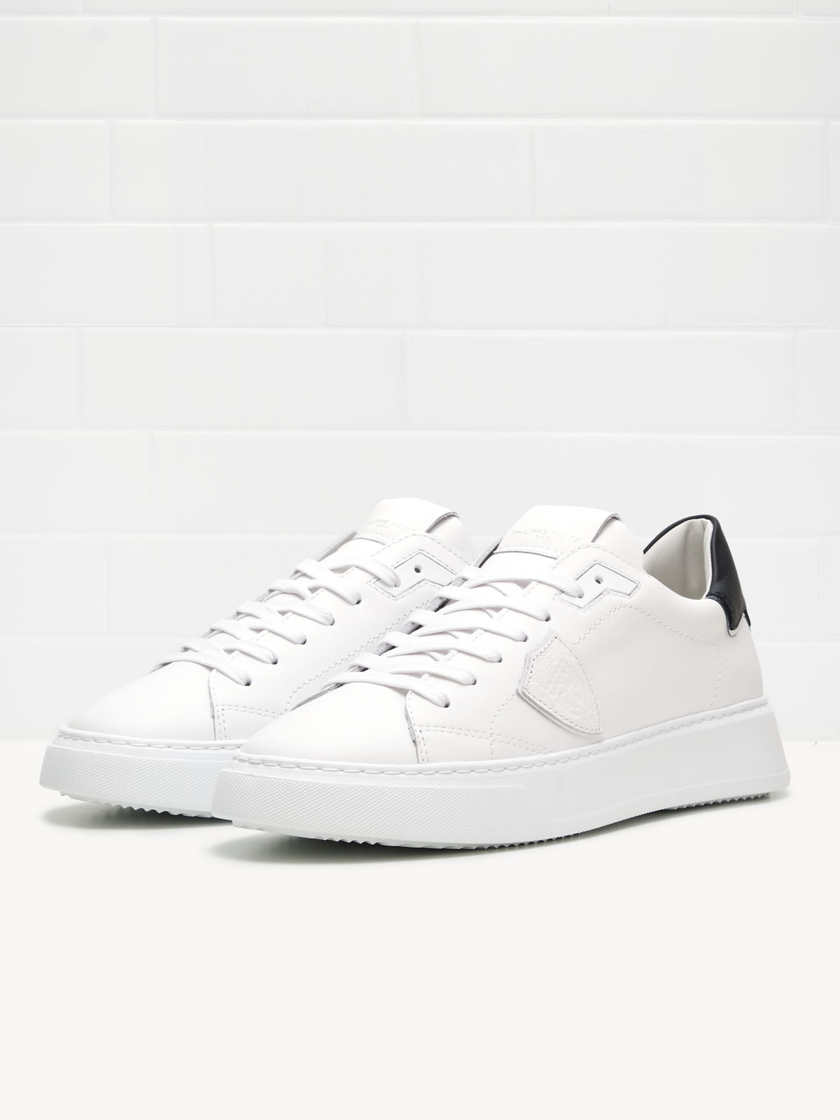 philippe model - Sneakers Temple Low Man white black