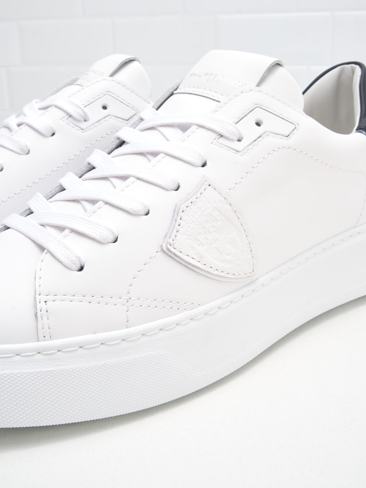 philippe model - Sneakers Temple Low Man white black