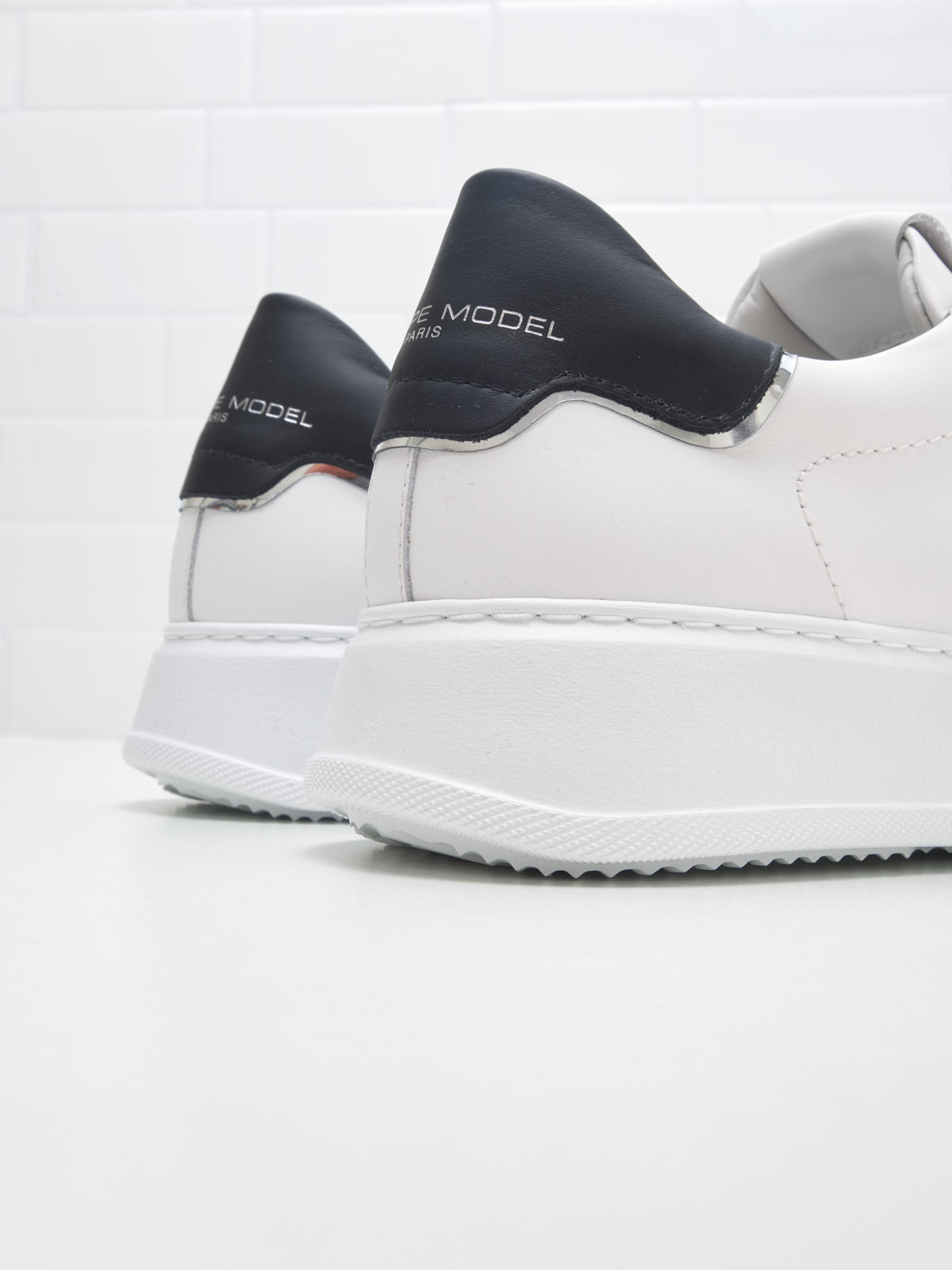 philippe model - Sneakers Temple Low Man white black
