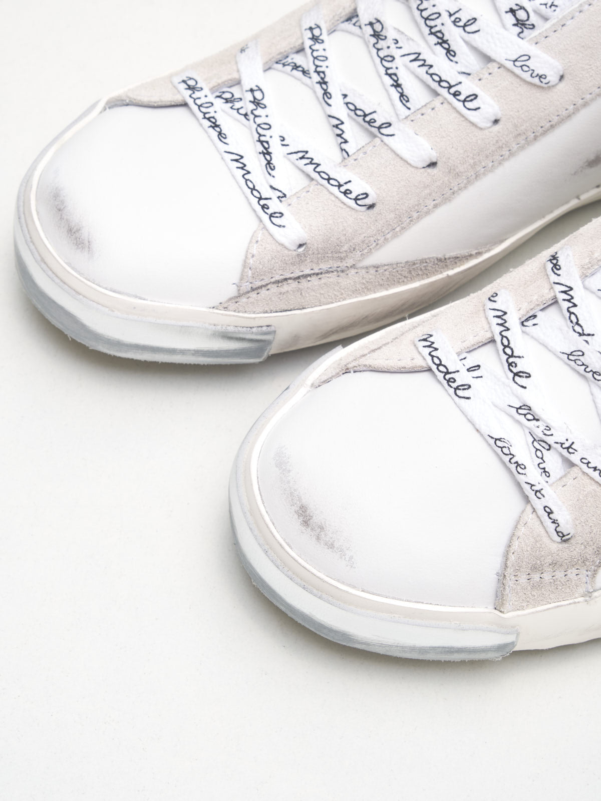 philippe model - Sneakers Paris Low Woman white black silver