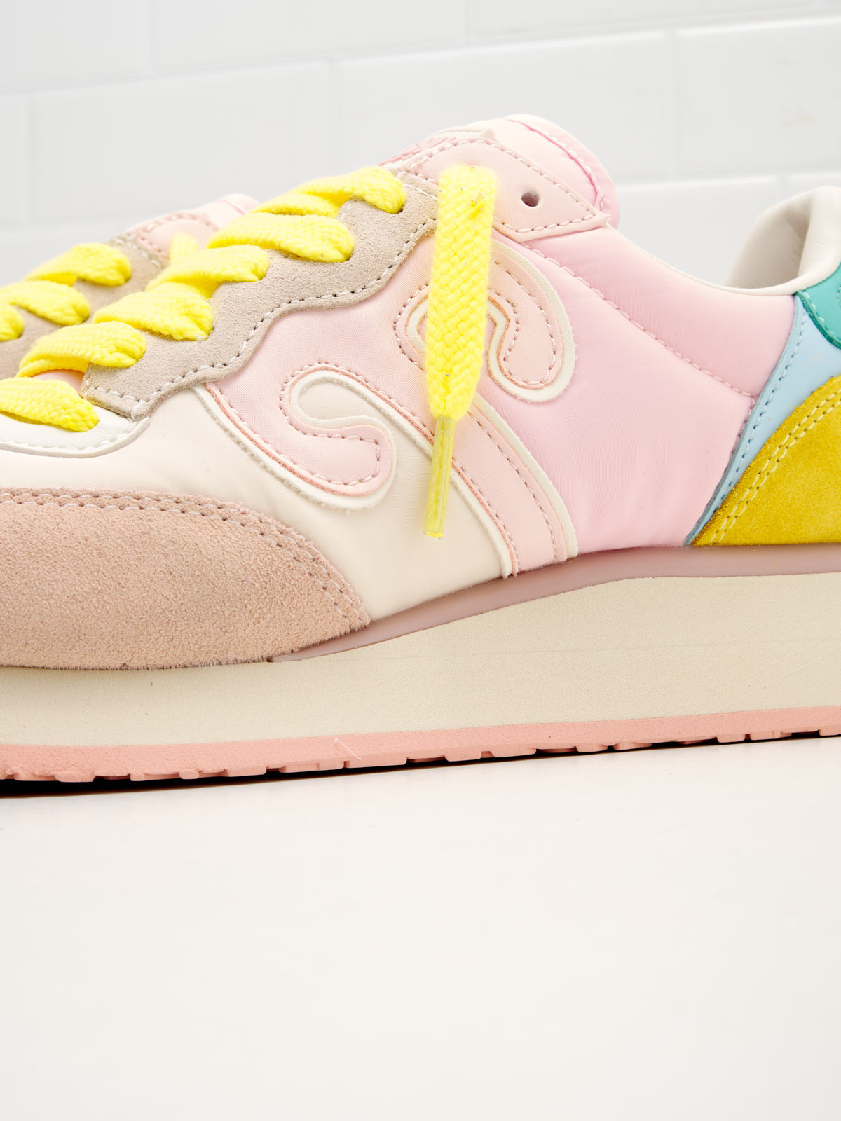 wushu ruyi - Sneakers Master Sport 555 Woman yellow pink azure