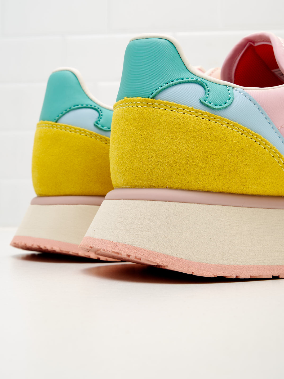 wushu ruyi - Sneakers Master Sport 555 Woman yellow pink azure