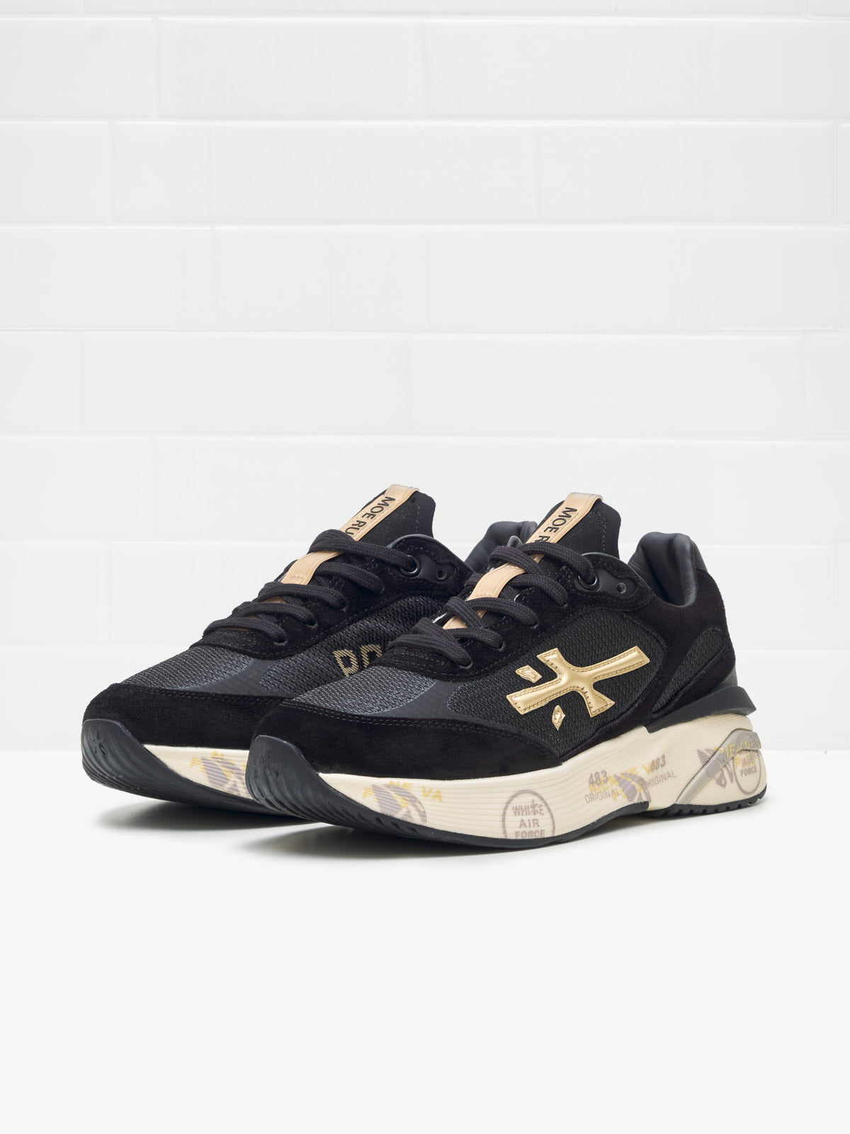 Premiata - Sneakers Woman Moerund black gold