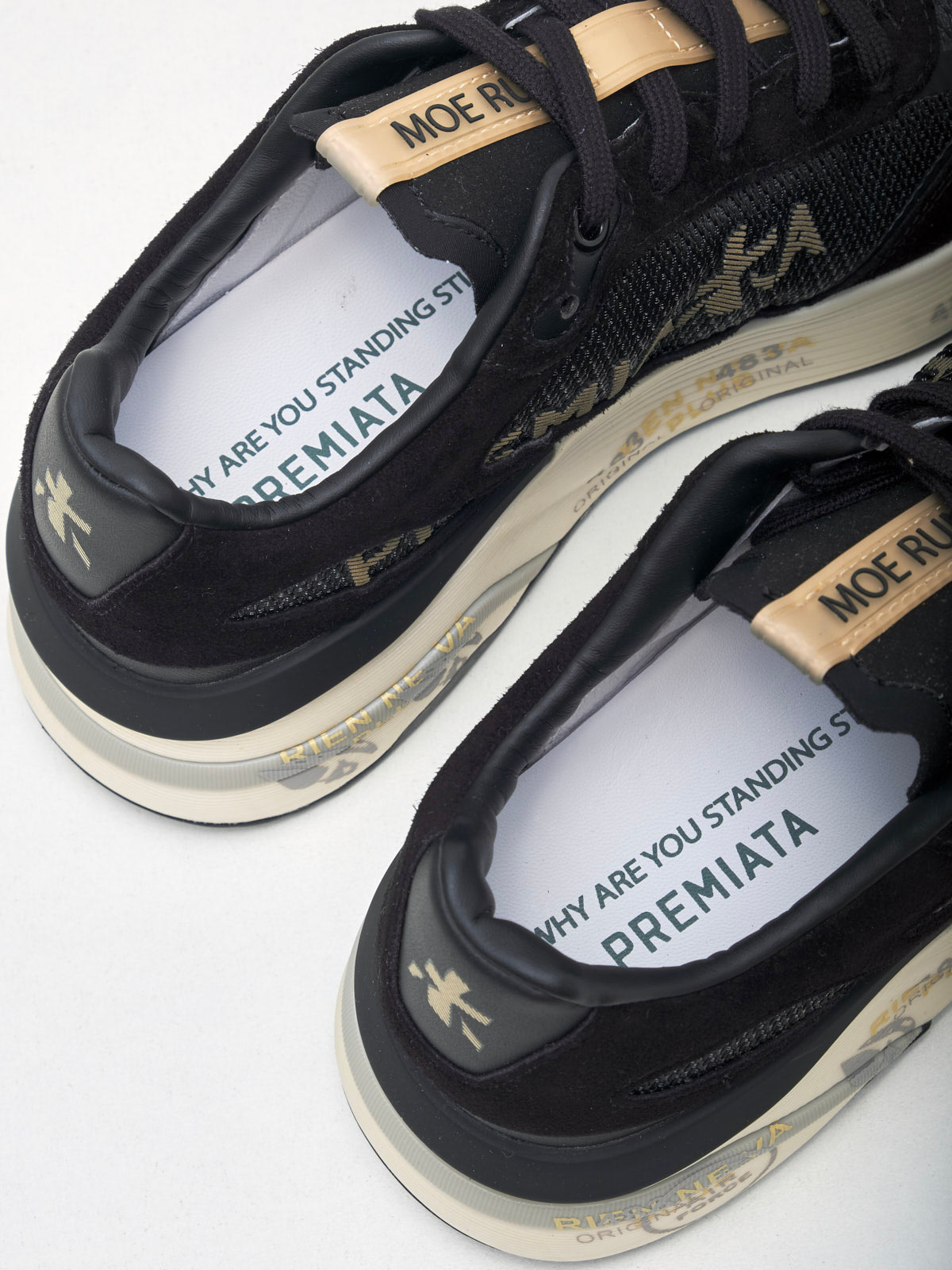 Premiata - Sneakers Woman Moerund black gold