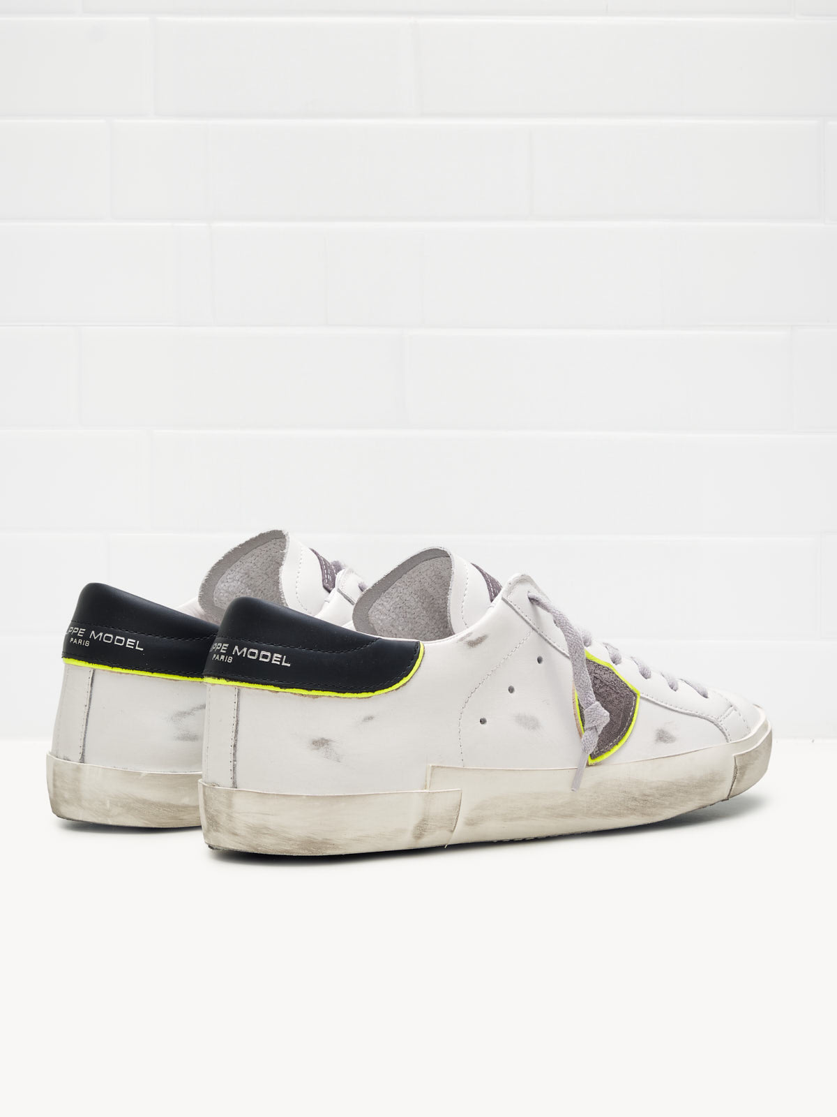 philippe model - Sneakers Uomo Paris Low Pelle bianco nero