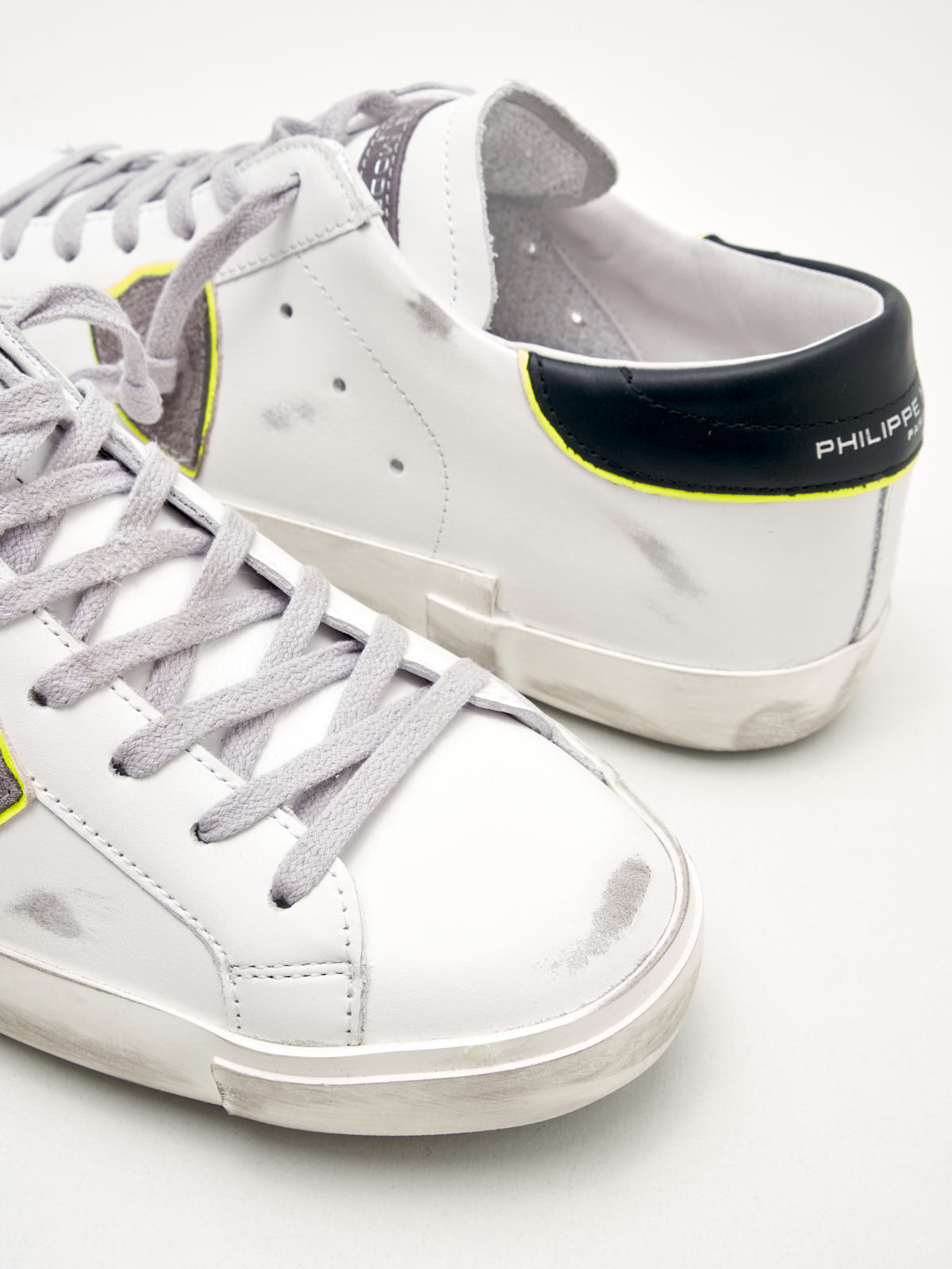 philippe model - Sneakers Uomo Paris Low Pelle bianco nero