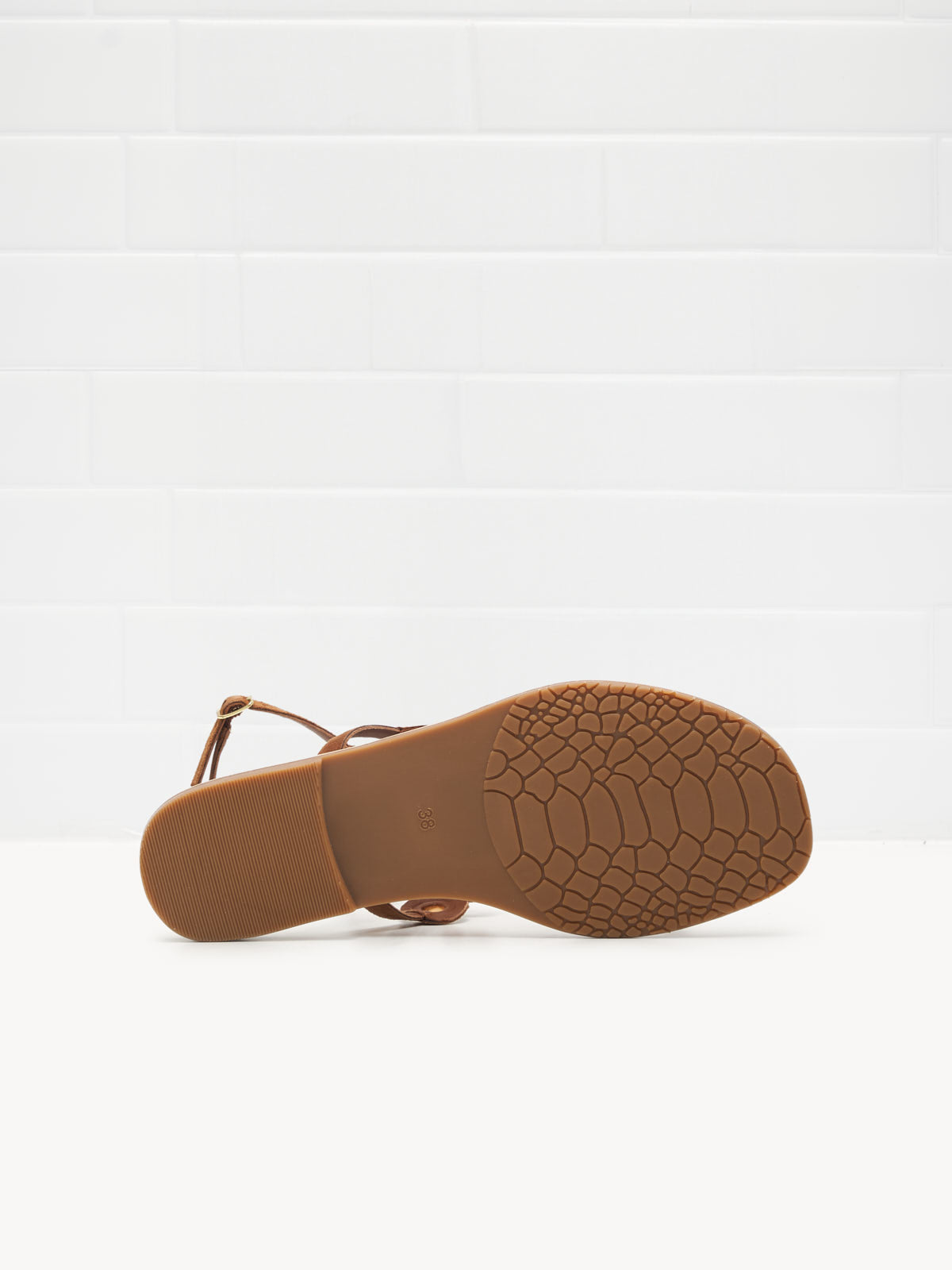 Tosca Blu - Sandali River Woman cuoio gold studs