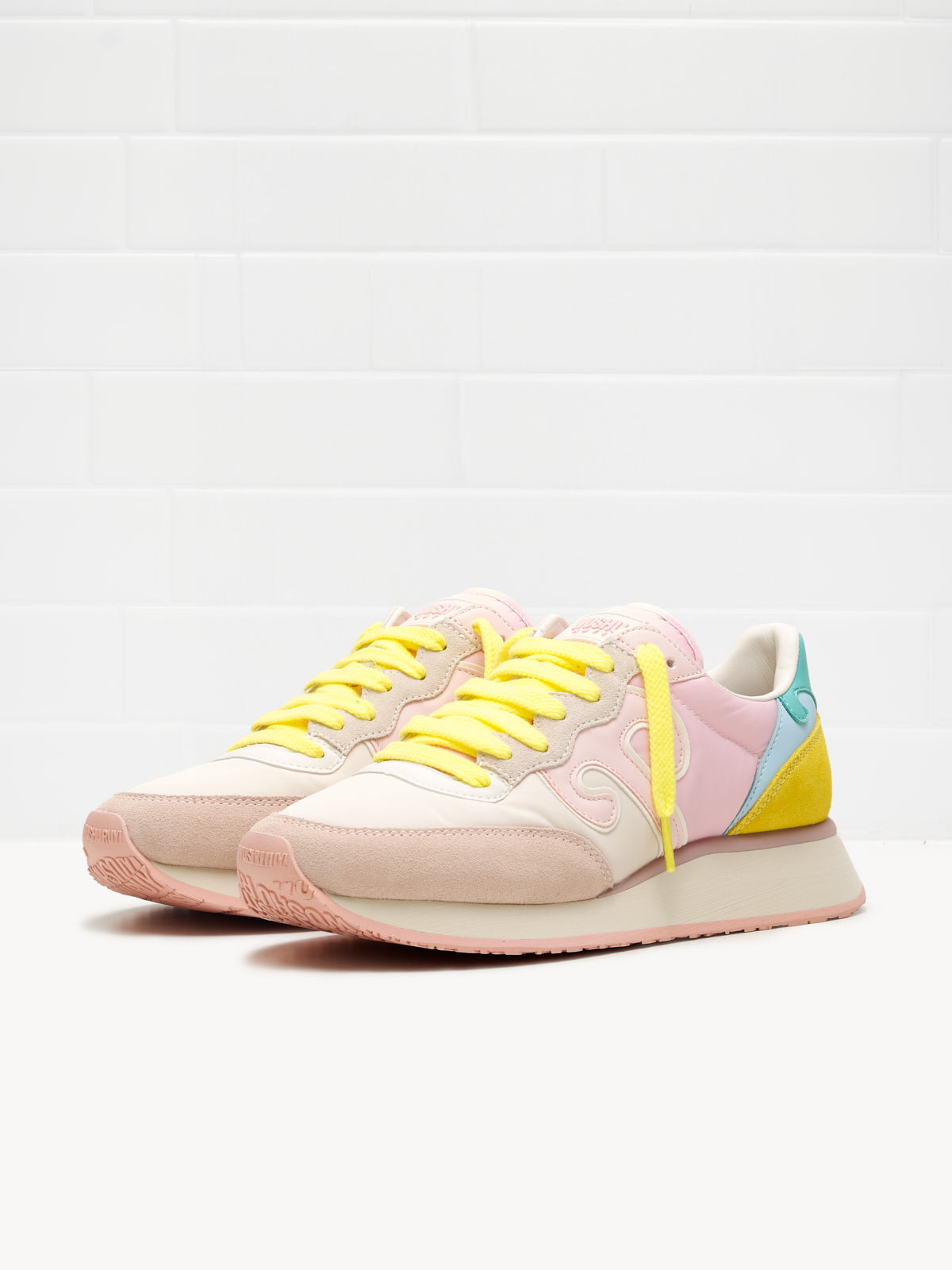 wushu ruyi - Sneakers Master Sport 555 Woman yellow pink azure