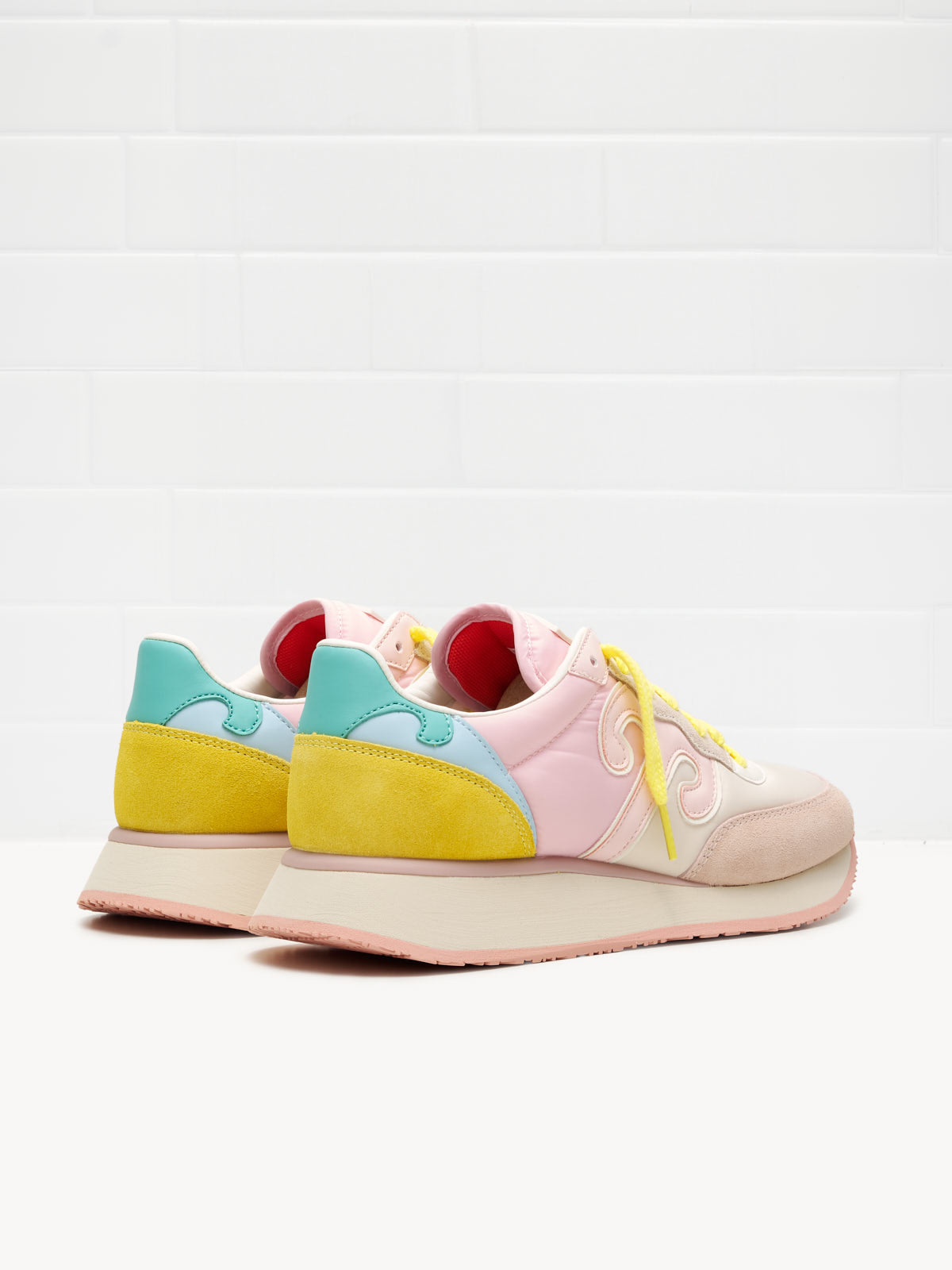 wushu ruyi - Sneakers Master Sport 555 Woman yellow pink azure