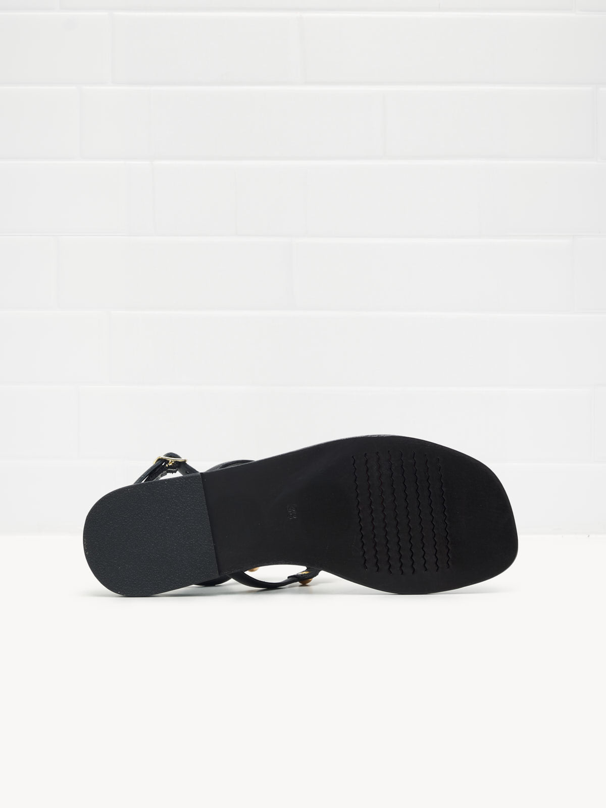 Tosca Blu - Sandali River Woman black gold studs