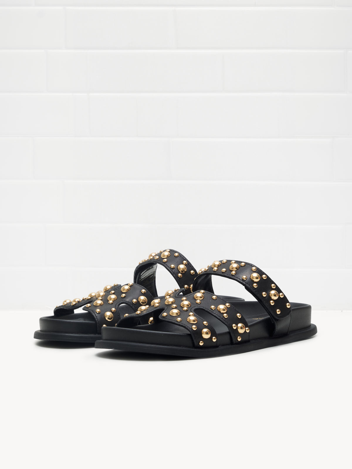 Tosca Blu - Slipper Woman black gold studs