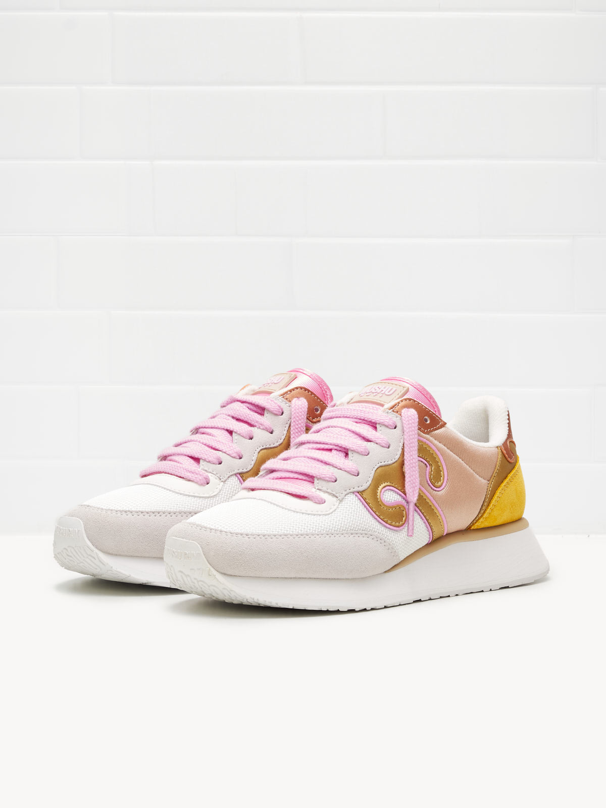 wushu ruyi - Sneakers Master Sport 403 Woman white yellow bronze