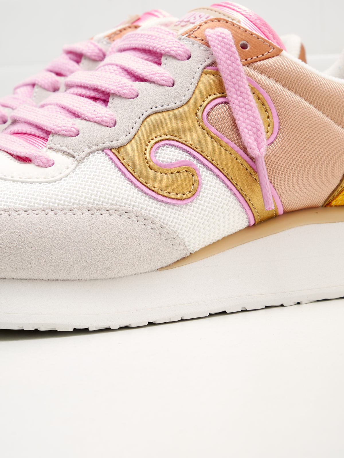 wushu ruyi - Sneakers Master Sport 403 Woman white yellow bronze