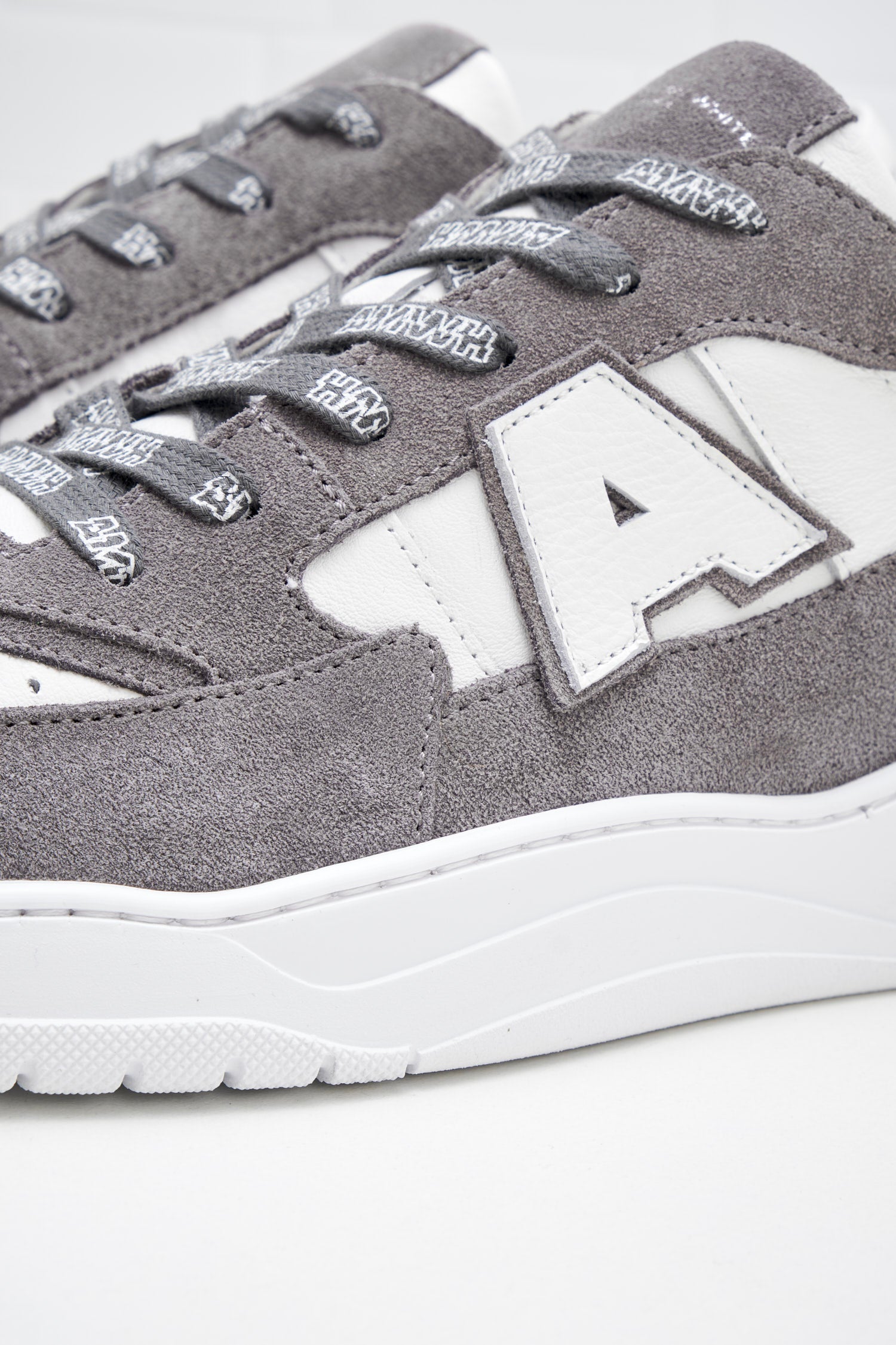 American White - Sneakers Man Emmeuno Logo Bicolor grey white 