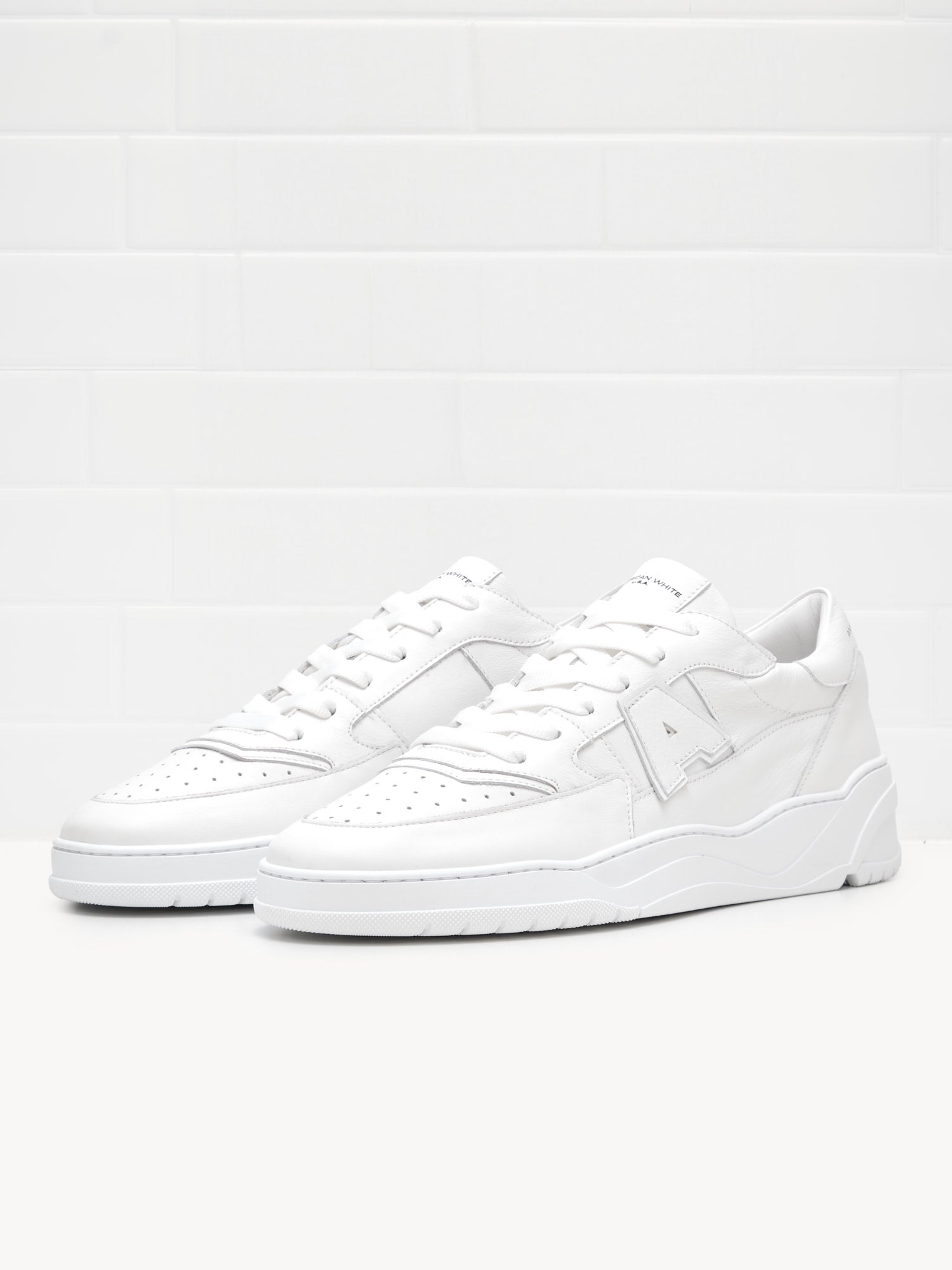 American White - Sneakers Man Emmeuno Logo total white 