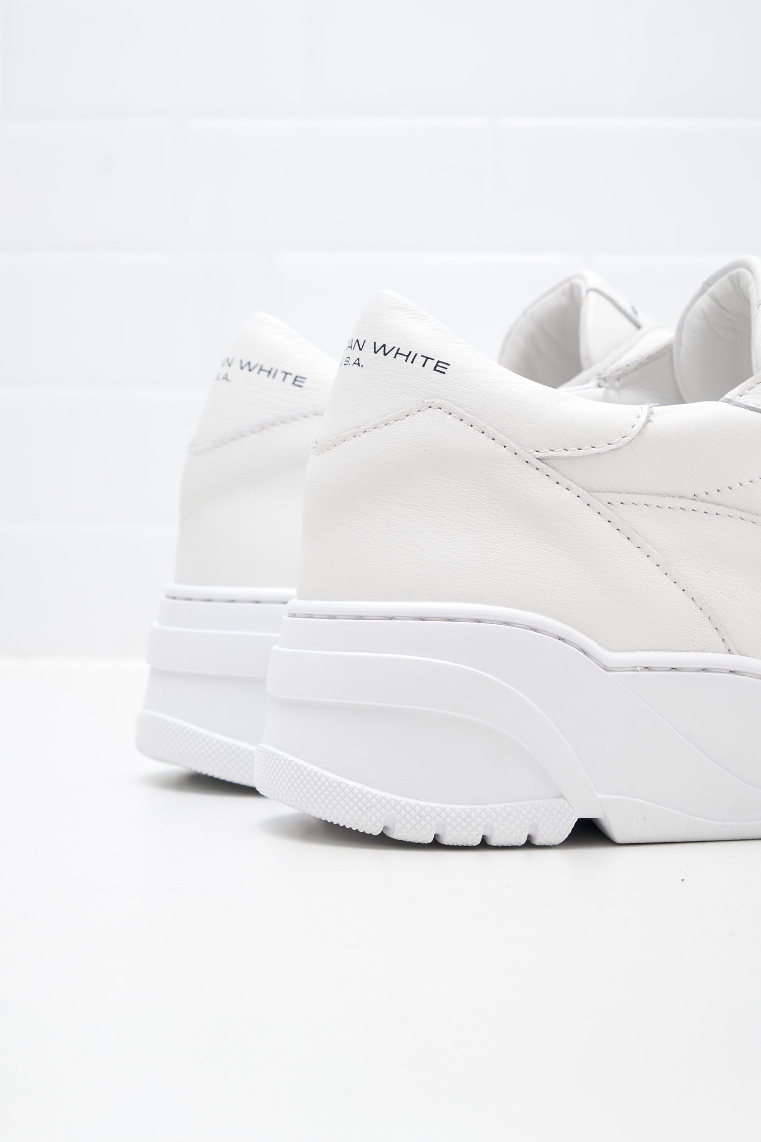 American White - Sneakers Man Emmeuno Logo total white 