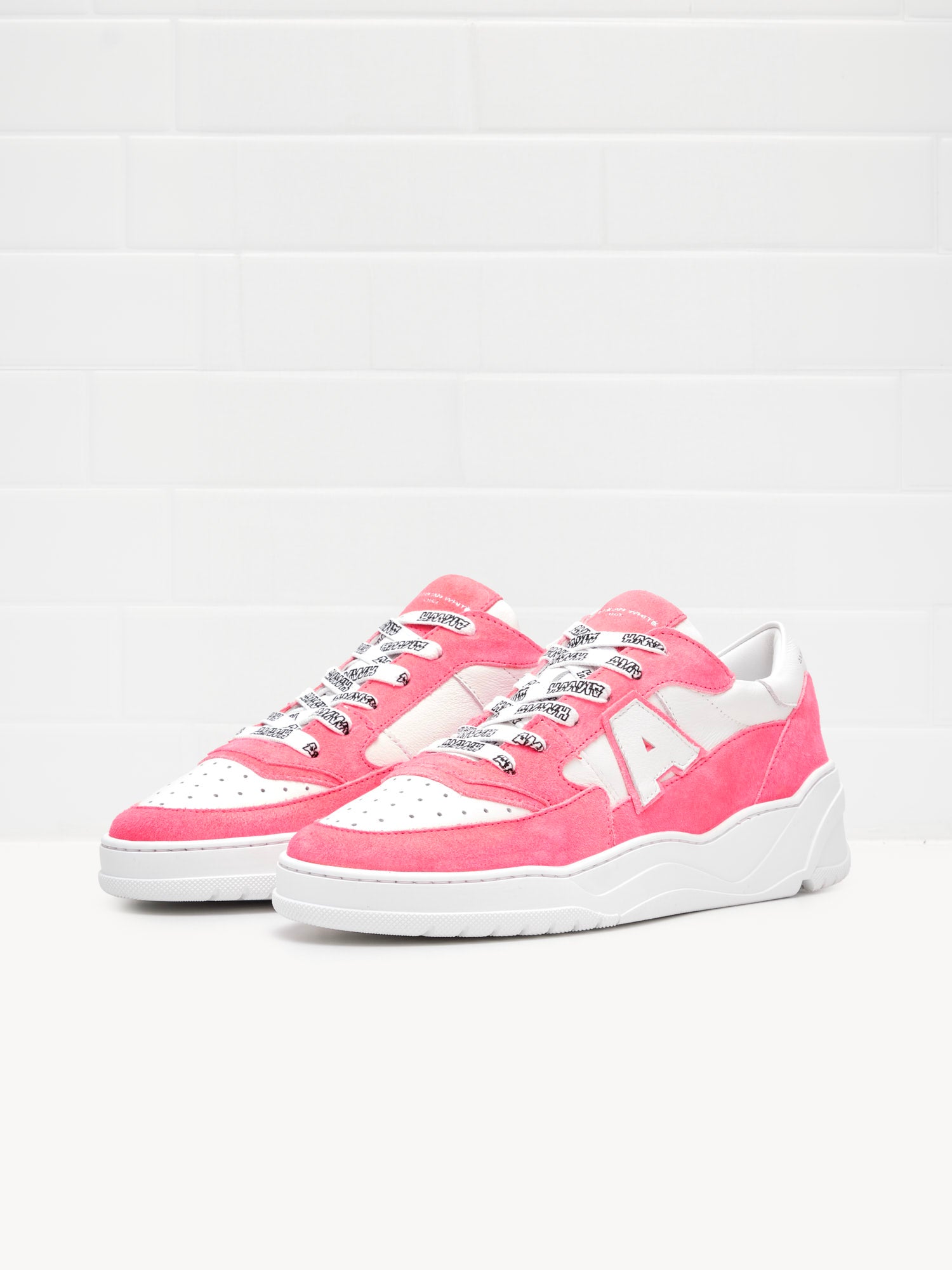 American White - Sneakers Woman Emmeuno Logo Bicolor bubble white 