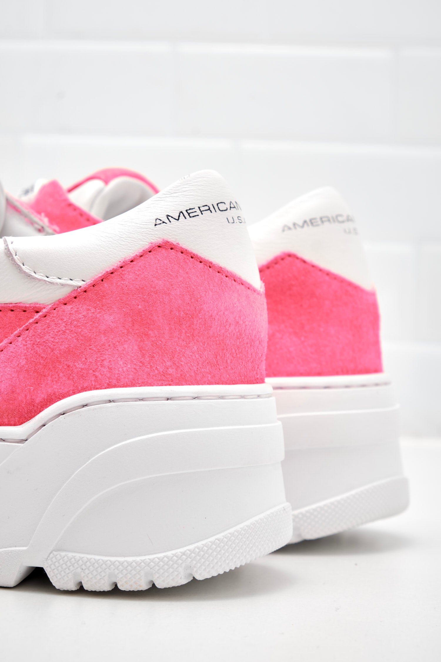 American White - Sneakers Woman Emmeuno Logo Bicolor bubble white 