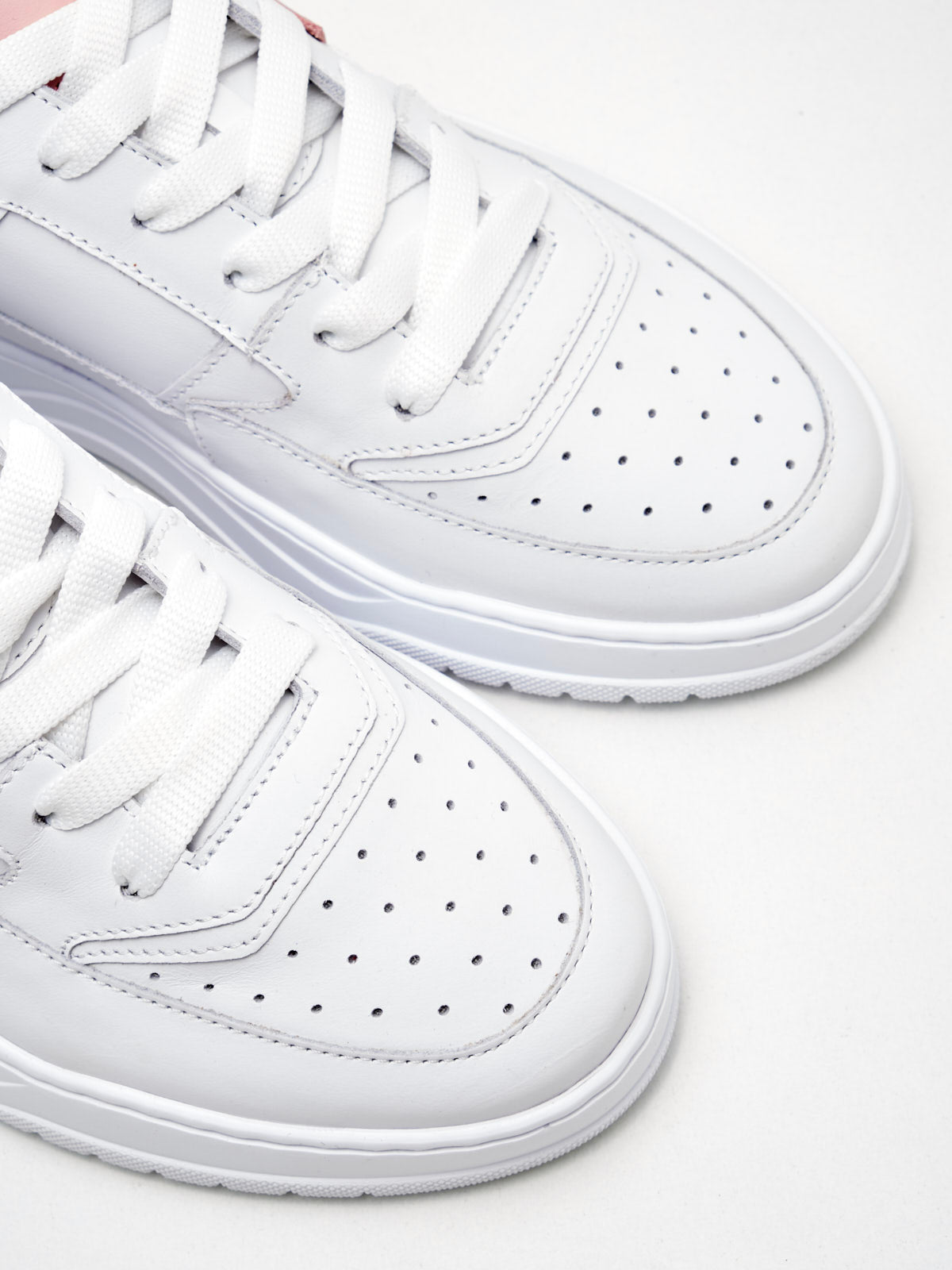 American White - Sneakers Woman Emmeuno Logo white pink 